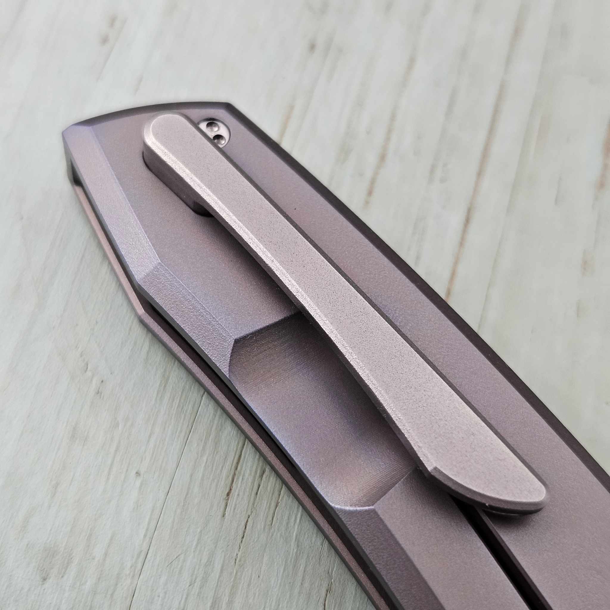Sharknivco Waka EDC Lifestyle Exclusive Milling Sunset Titanium