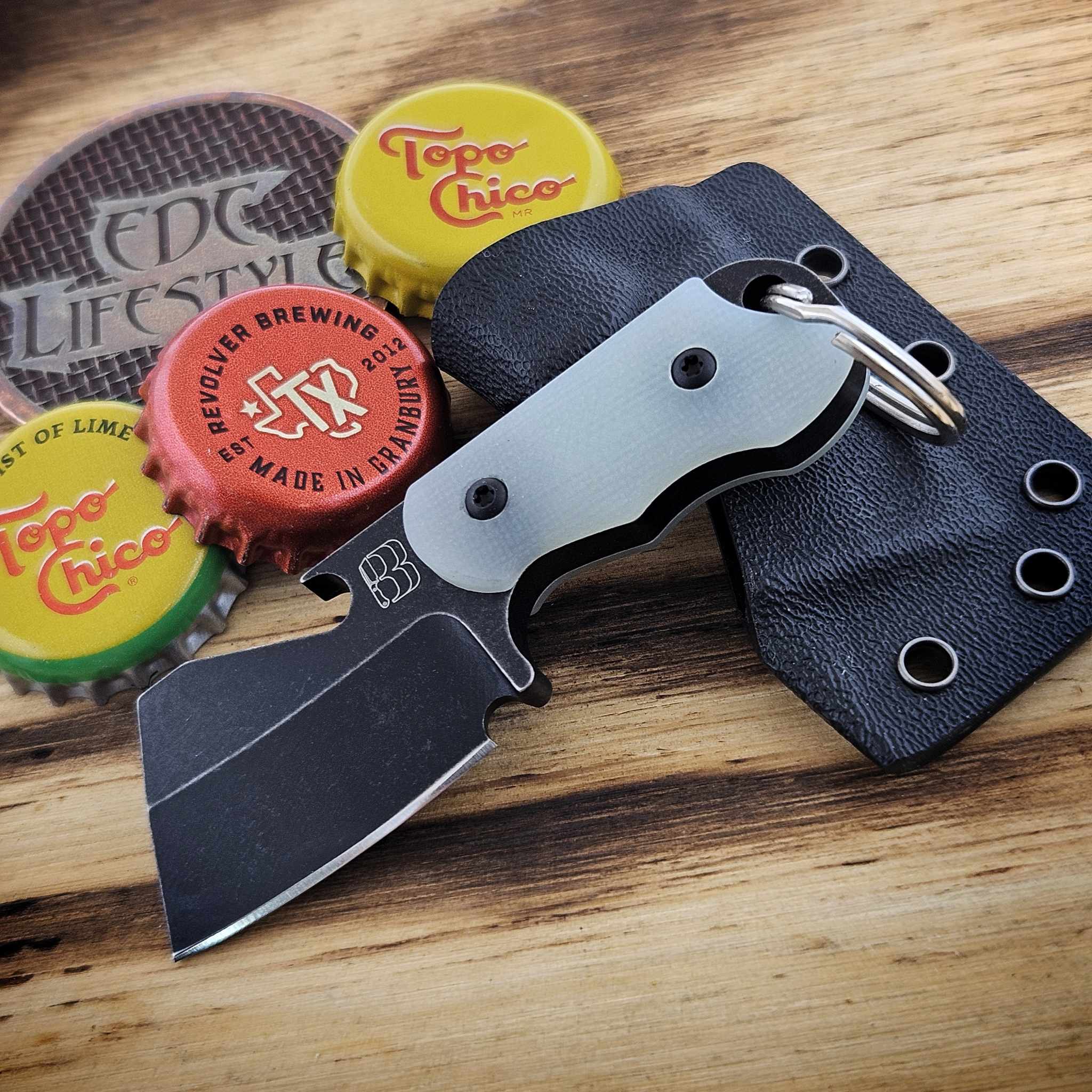 ケ*ウ様 Butcher ProductS BergBlades Bottle Butcher Jade G-10 Handles, 1.25