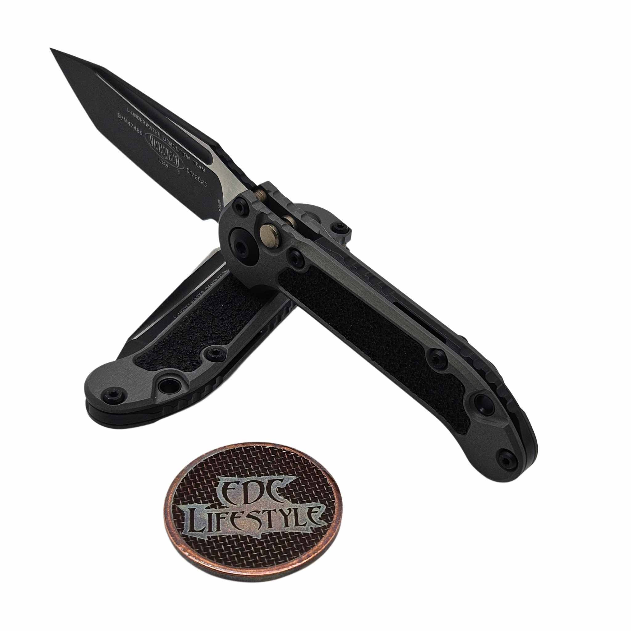Microtech LUDT T/E Gen III 1136-1NC Natural Clear Black Standard