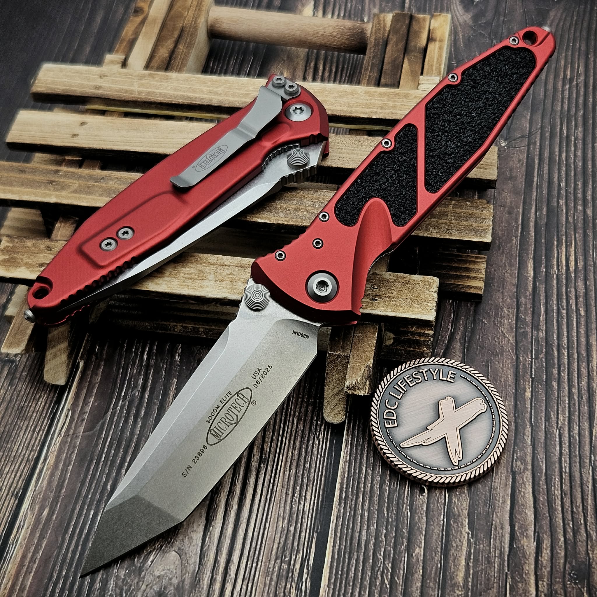 Microtech Socom Elite Manual Red 4