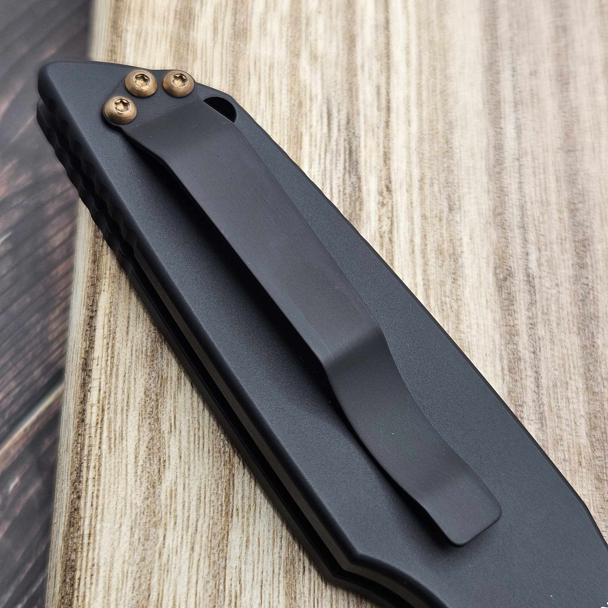 Pro-Tech Knives TR-3 Tactical Response 3 Auto Folder Solid Black
