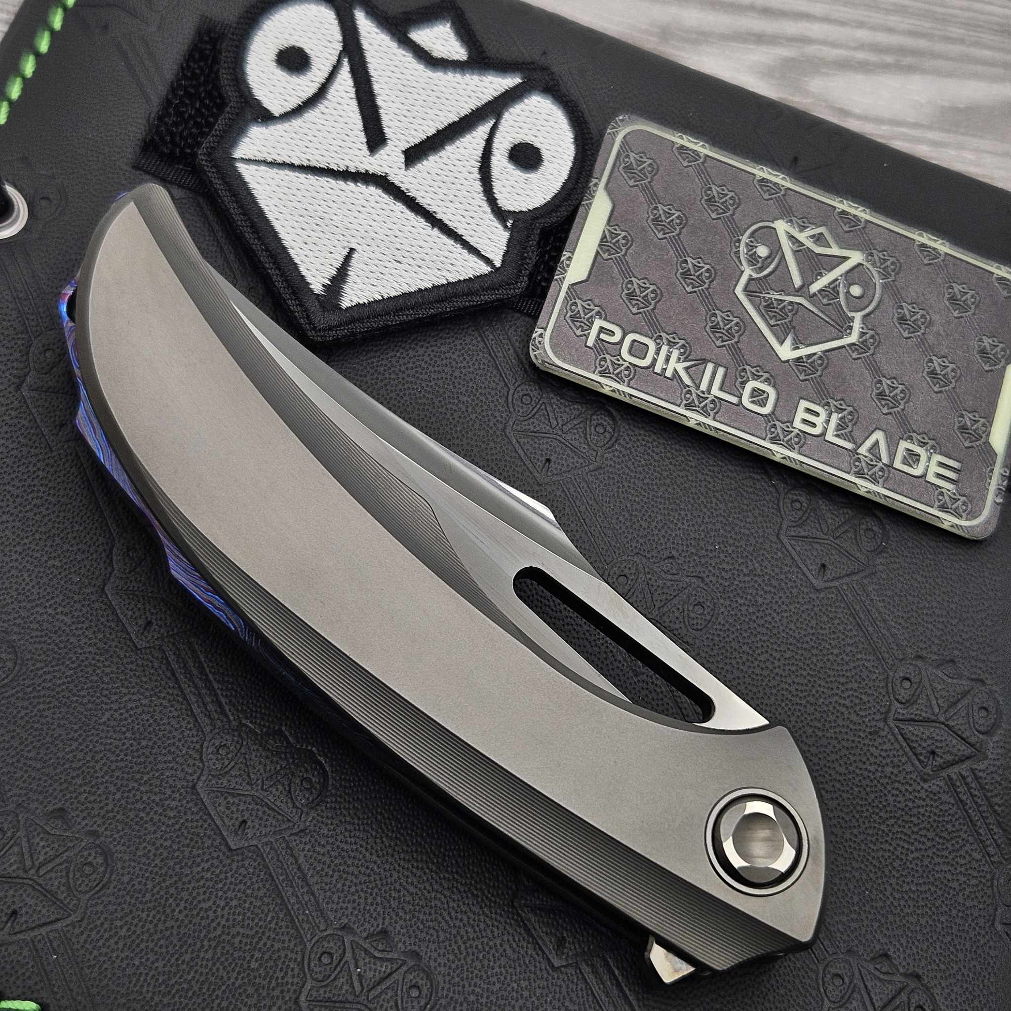Poikilo Blade Armadillo DLC Titanium Folder 3.37 DLC Mirror