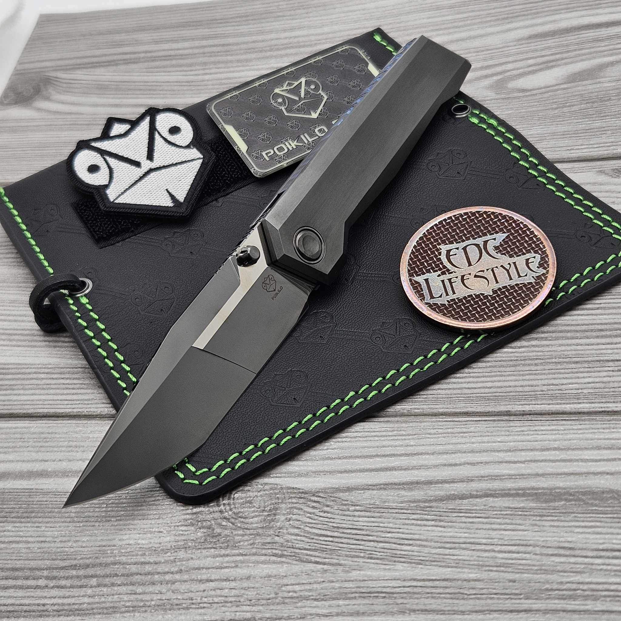 Poikilo Blade Tactical Series Salvator-M Midtech Titanium Folder