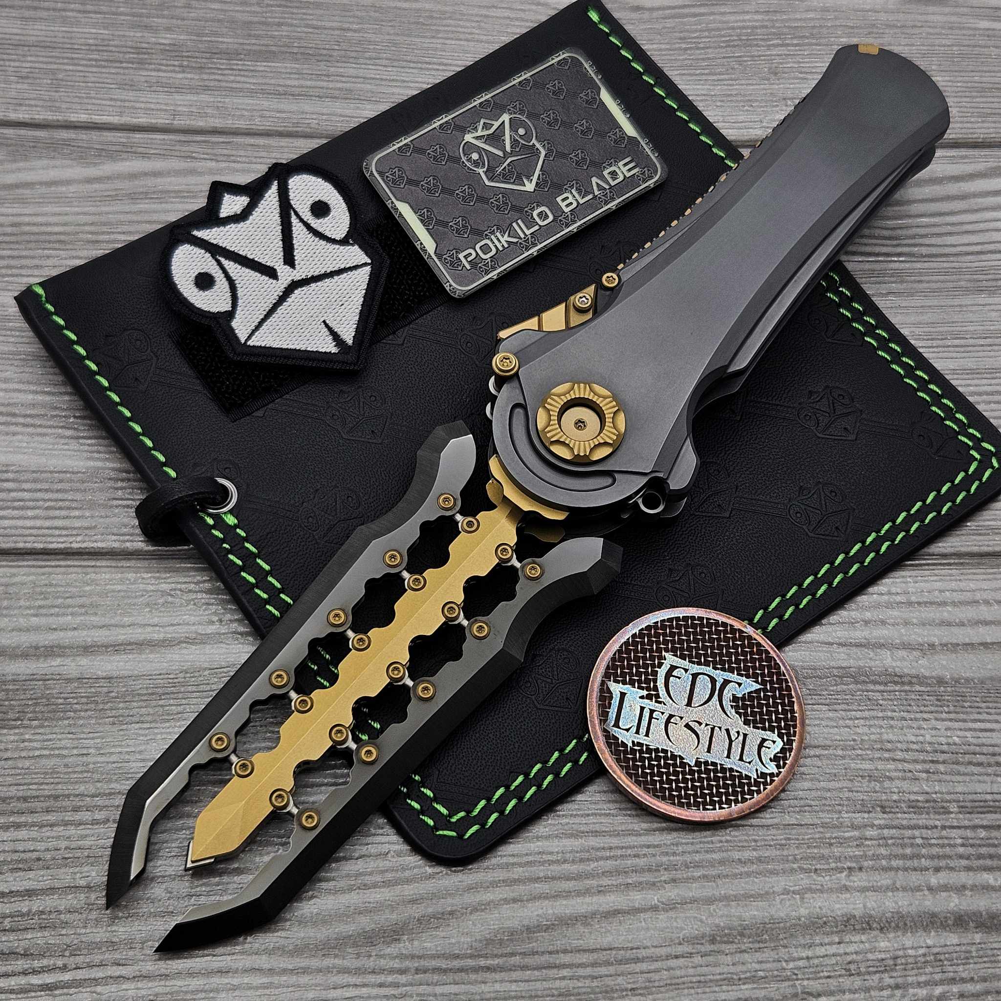 Poikilo Blade Al-Khem Midtech Zirconium Handle 4.56