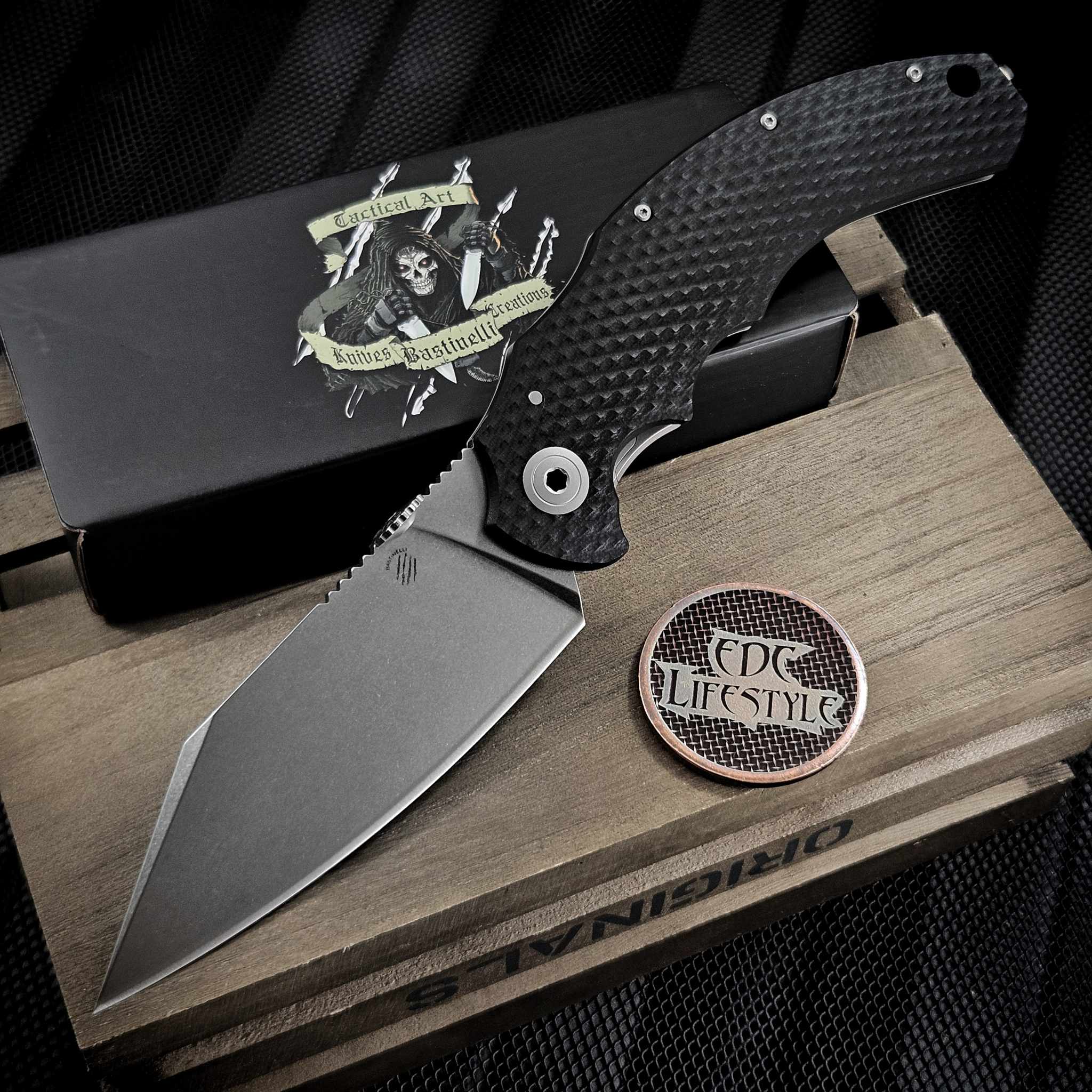 Bastinelli Knives Big Dragotac Folder 4.7