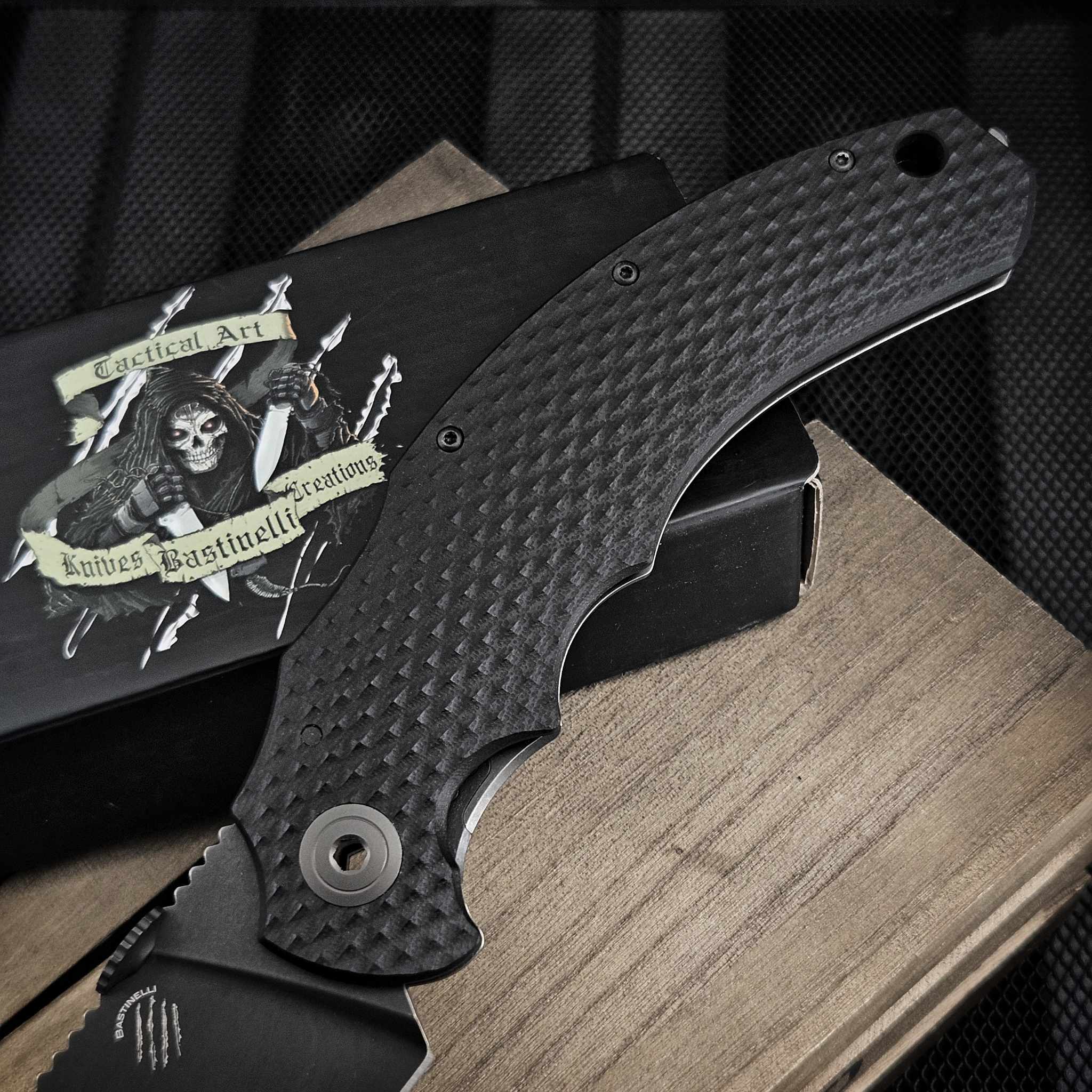 Bastinelli Knives Big Dragotac Folder 4.7