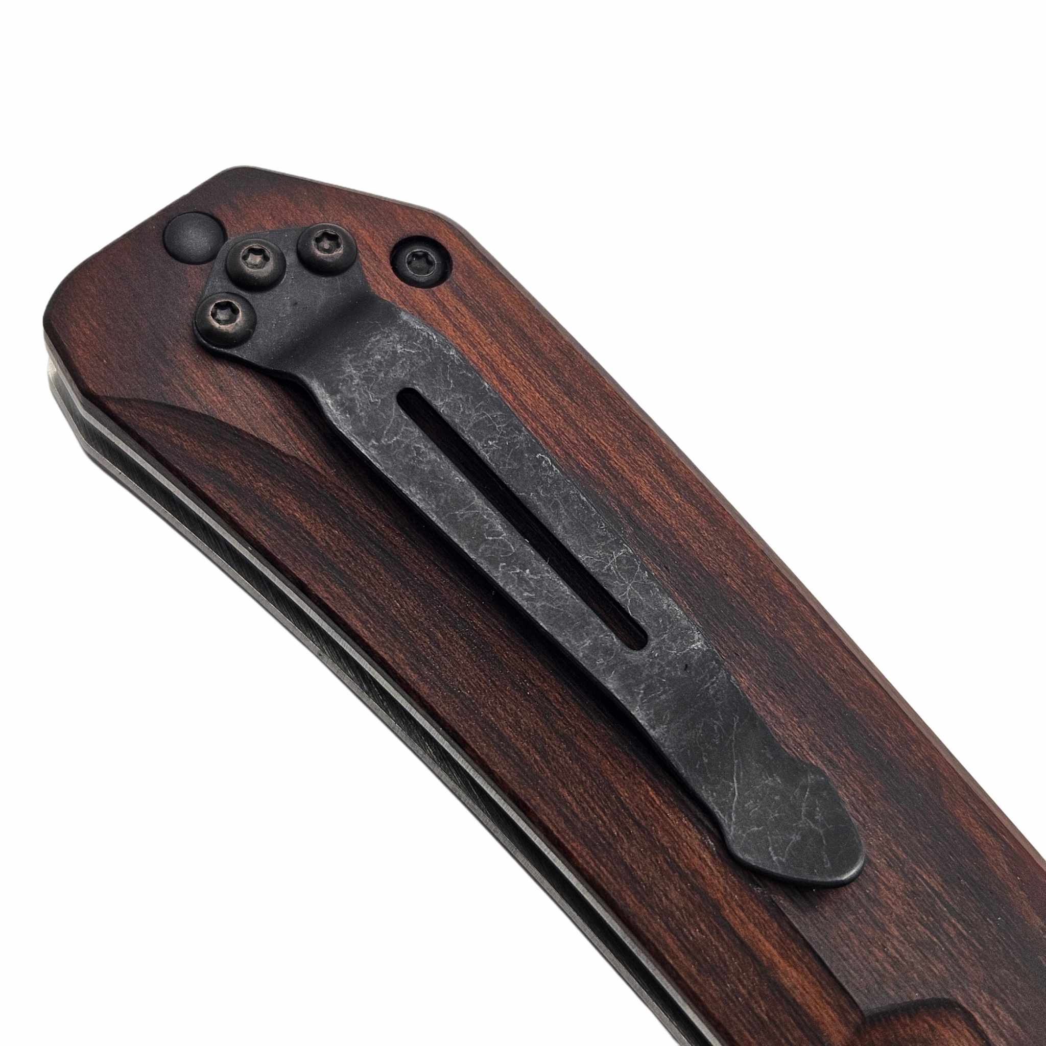 Benchmade Grizzly Creek Stabilized Wood Axis Lock 3.49