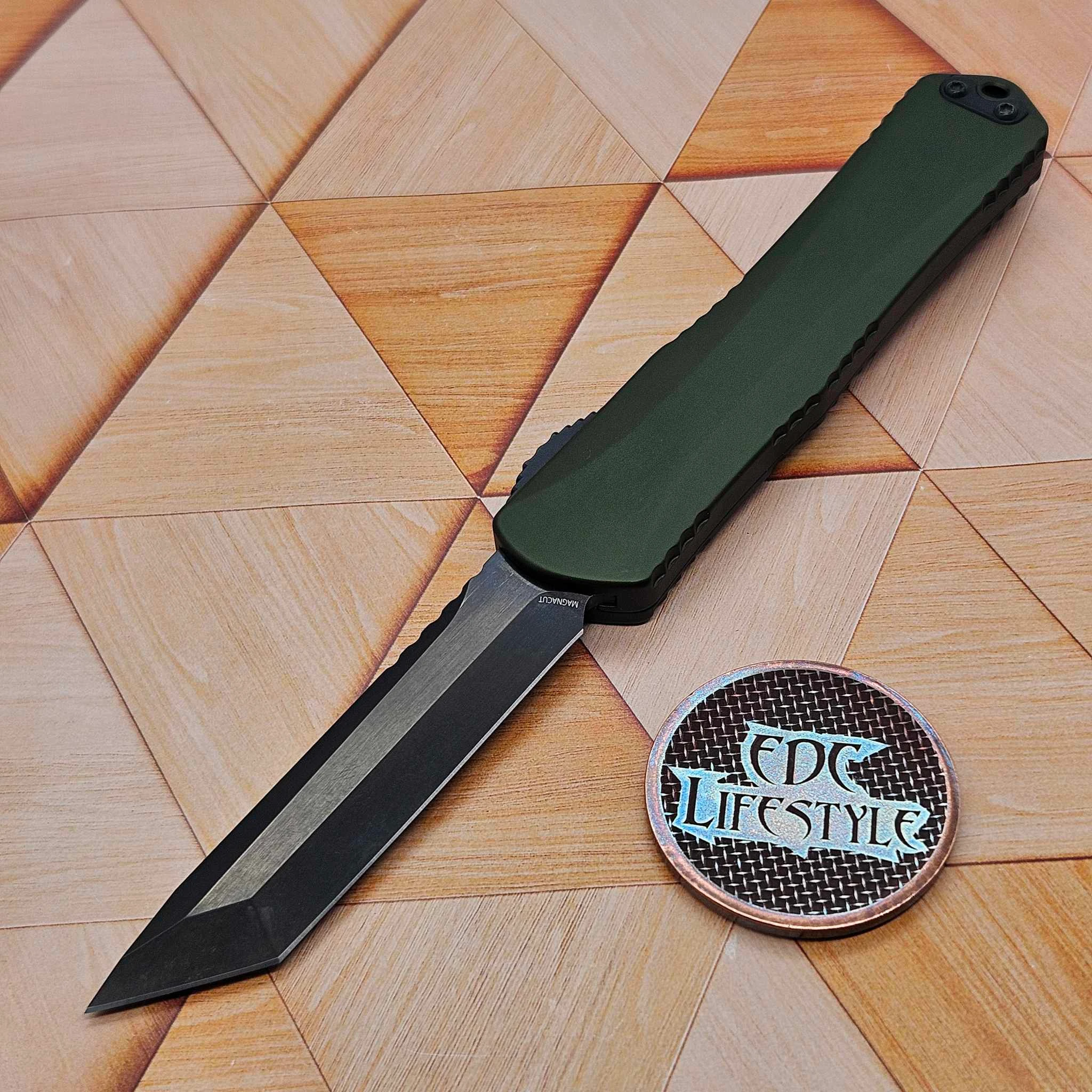 Heretic Manticore X Green DLC Tanto H031-6A-GRN- Preowned