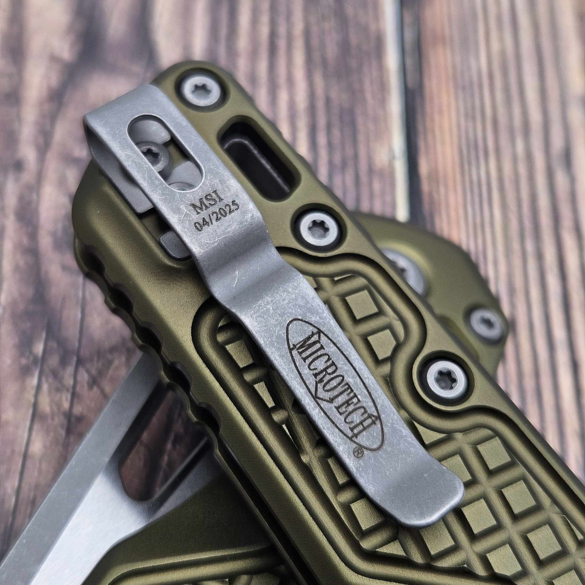 Microtech MSI Ram-Lok OD Green Frag Aluminum 3.85