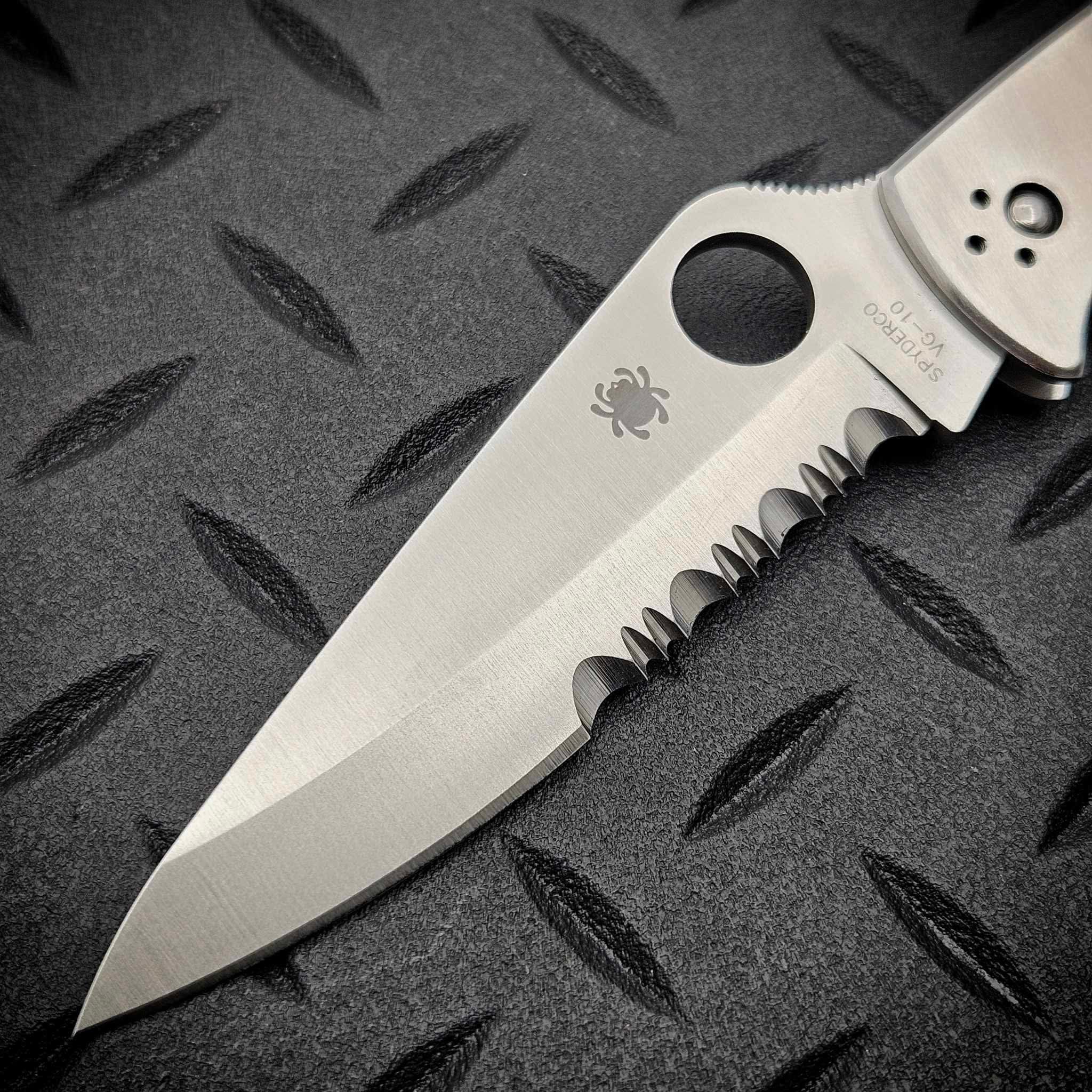 Spyderco Endura 4 Back Lock Stainless Handles 3.82