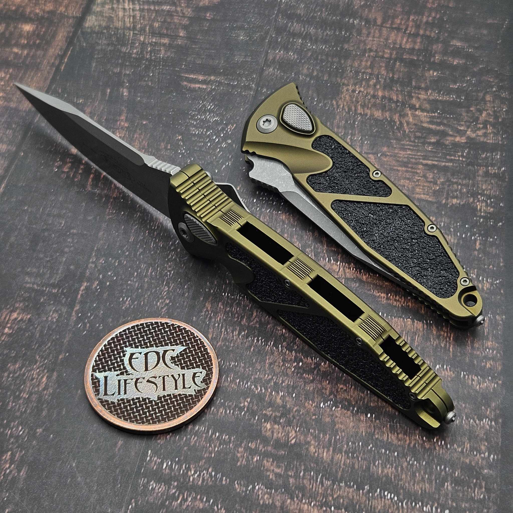 Microtech Socom Elite Auto OD Green 4