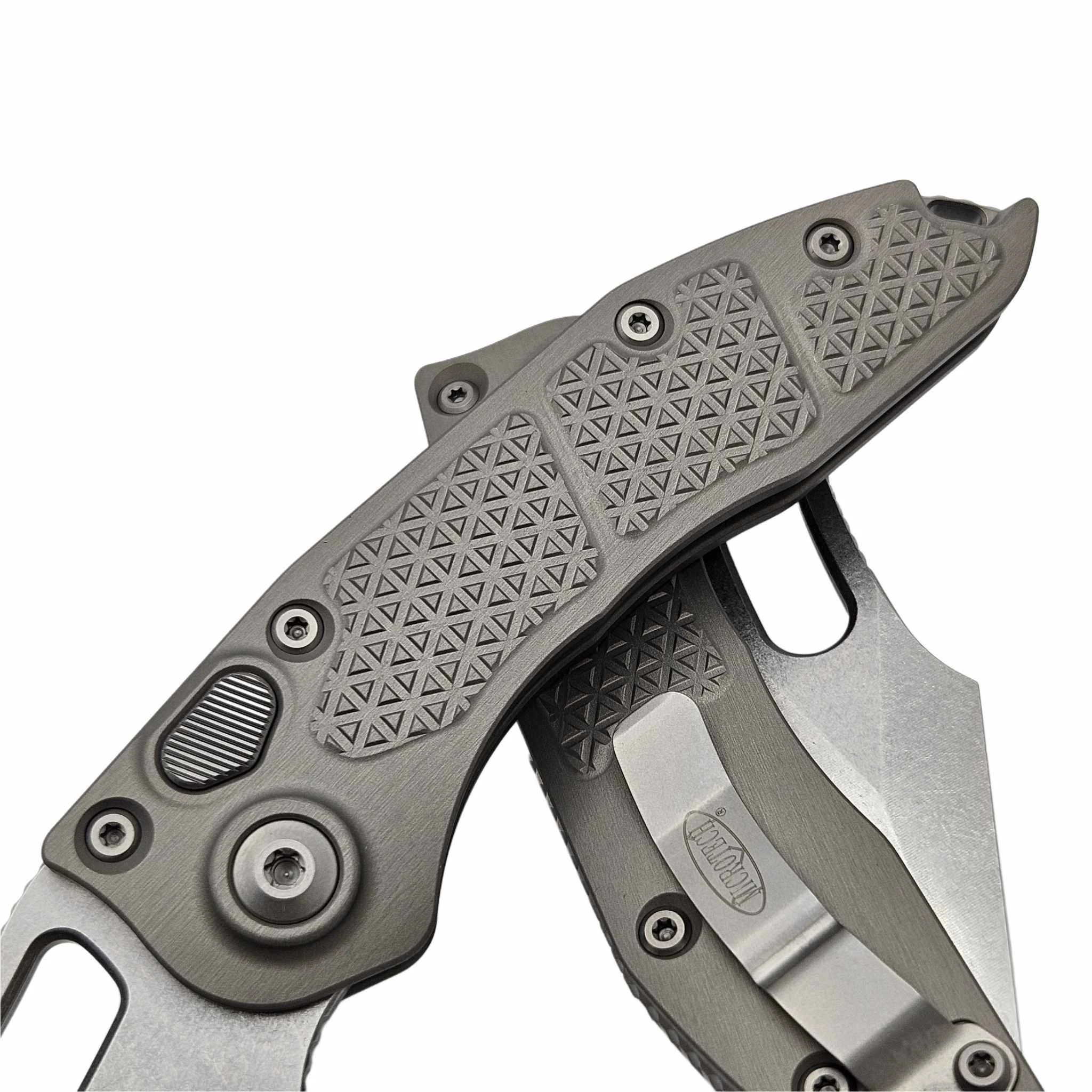 Microtech Borka Auto Stitch 169-10NC Natural Clear Stonewash Standard