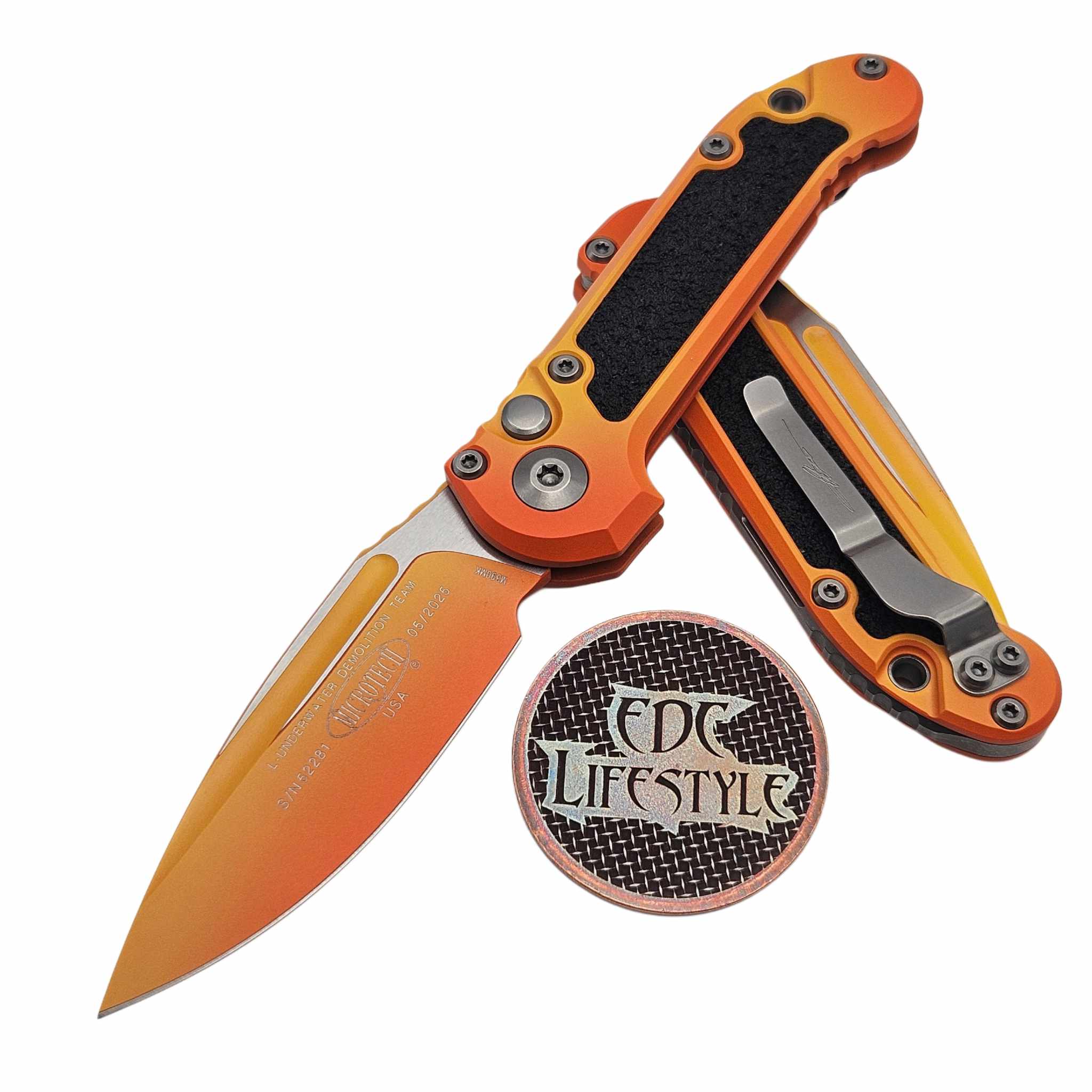 Microtech LUDT S/E Gen III 1135-1LPSUS Cerakote Sunrise