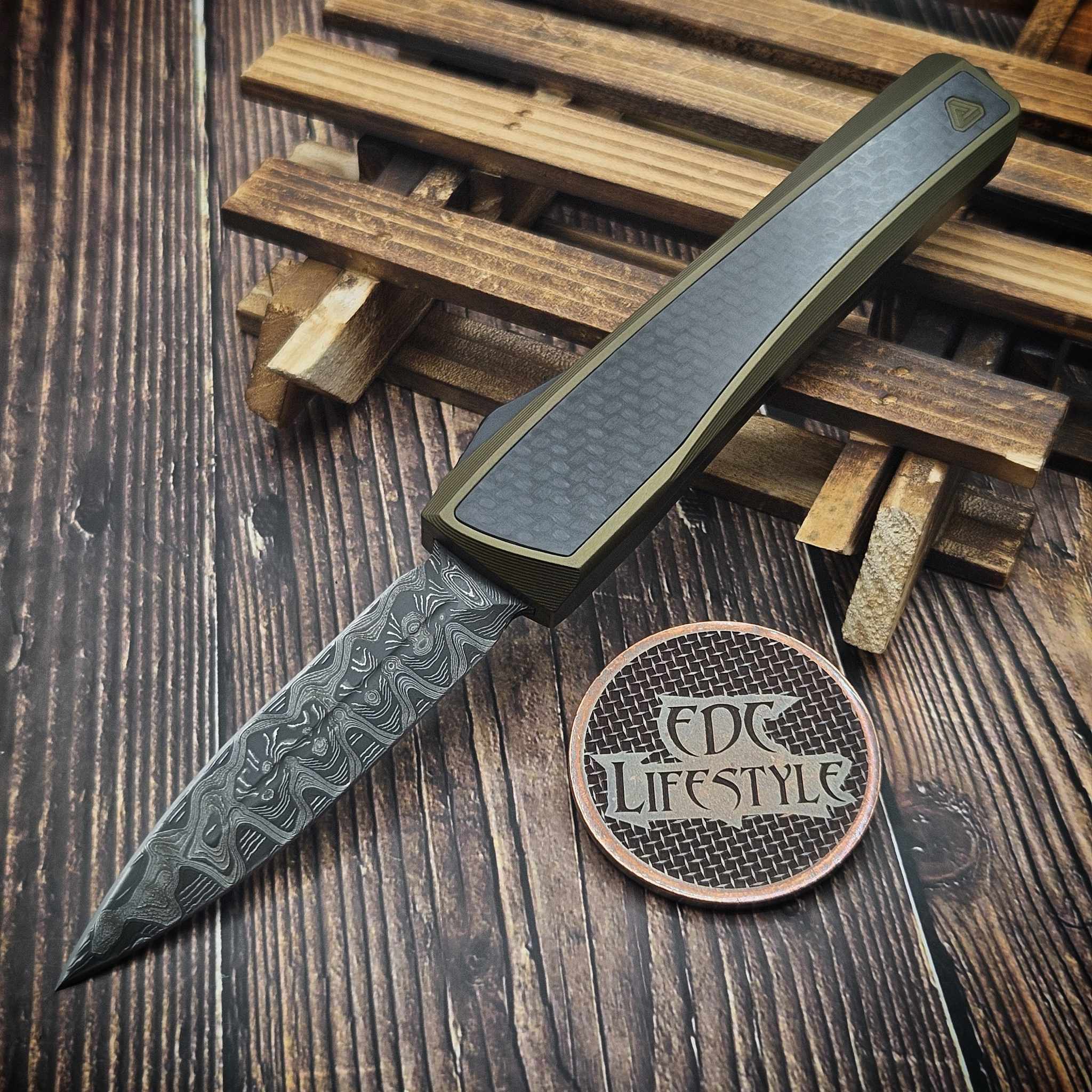 Core Edge Echo OD Green Carbon Fiber Inlay Mike Norris Hornets