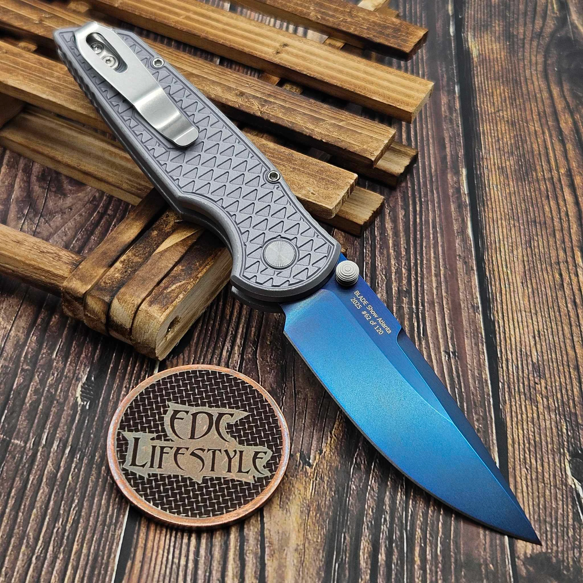 Pro-Tech Knives Blade Show Atlanta 2025 TR-3 Integrity Thumbstud