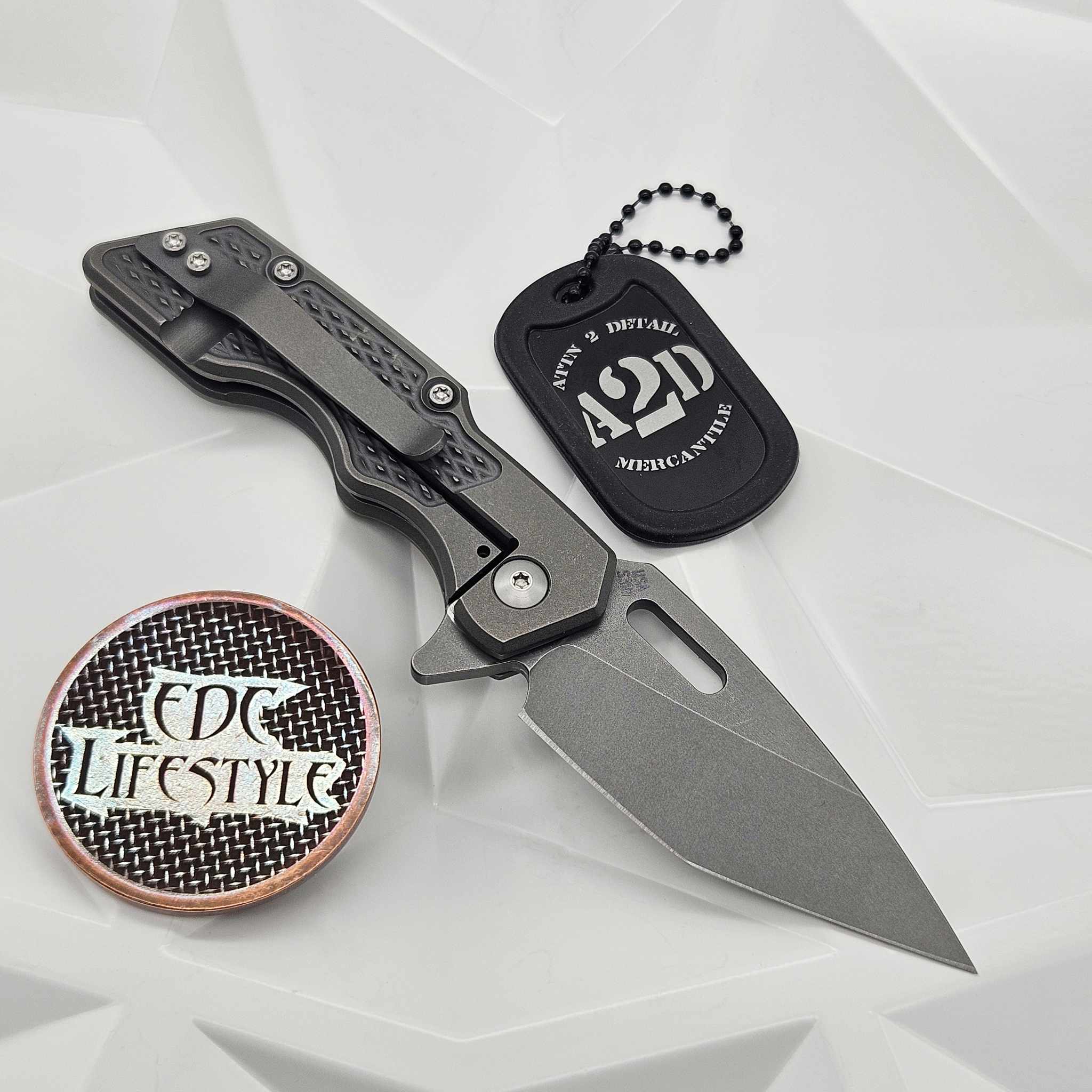 Attn 2 Detail Mk1 Small Stonewash S30V Hissatsu Grind M-16