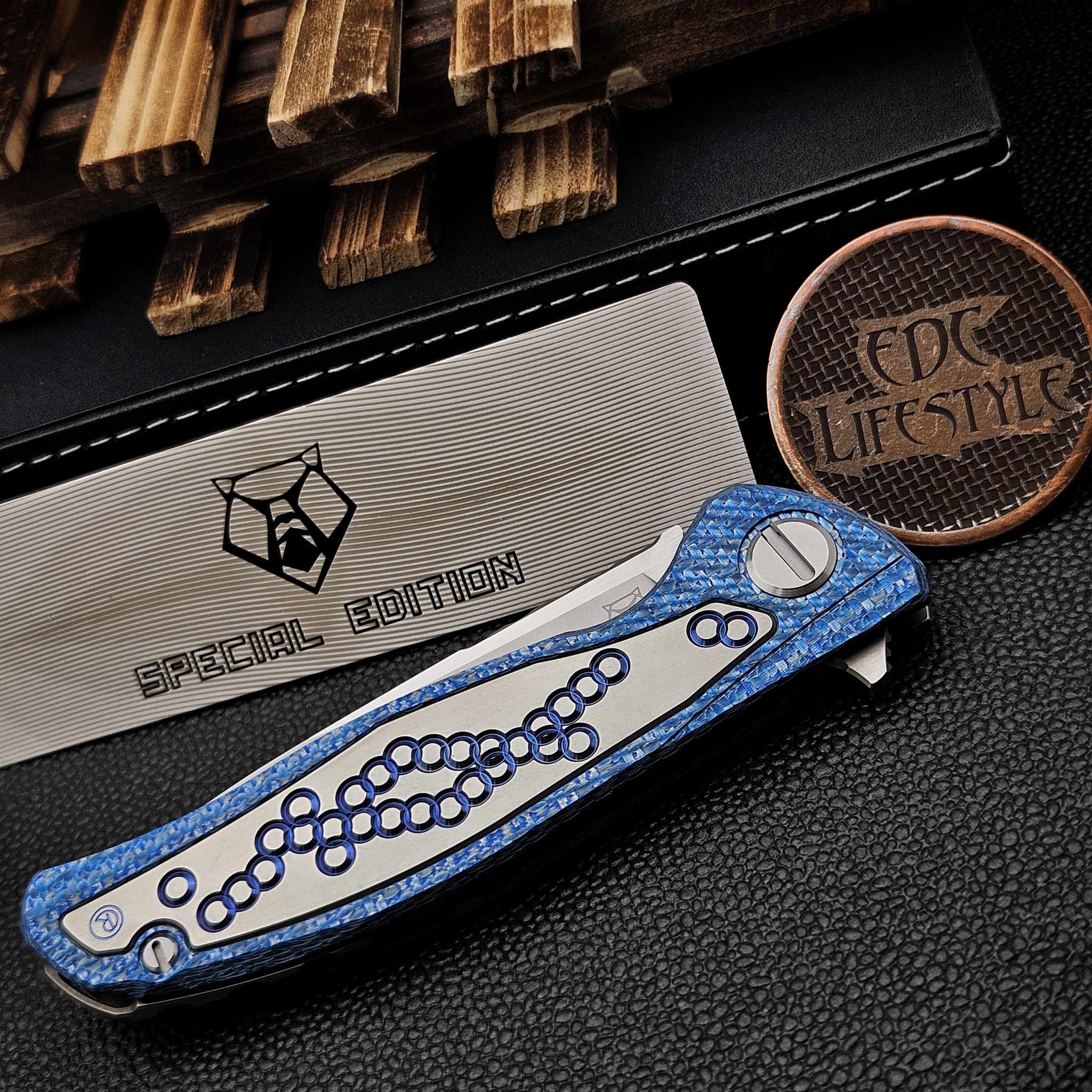 Shirogorov Chris Reeves Collab Hati CGG Magancut MRBS Ti Blue Alutex