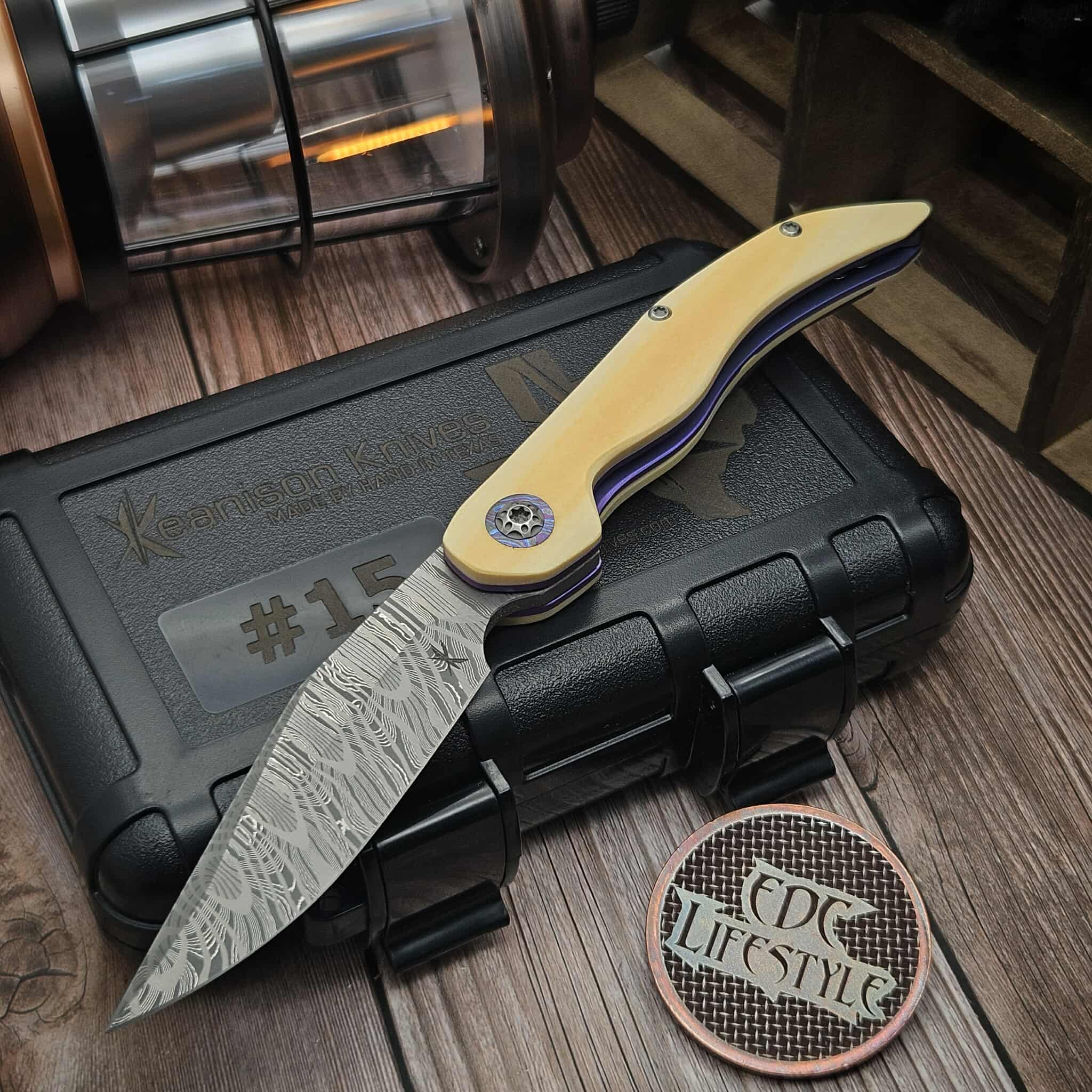 Keanison Knives Whippet #15 Liner Lock Mike Norris Fireclone 2