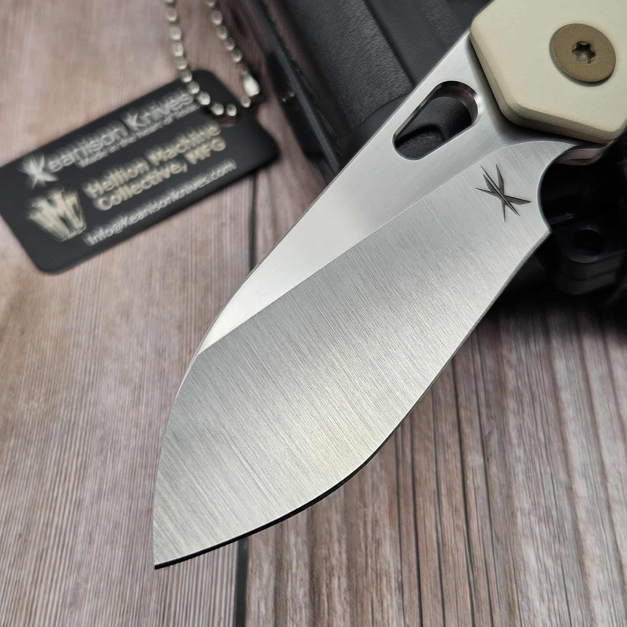 freerunsnowty821☆ Keanison Knives Stray 2.0 Titanium Frame Lock Folder #84