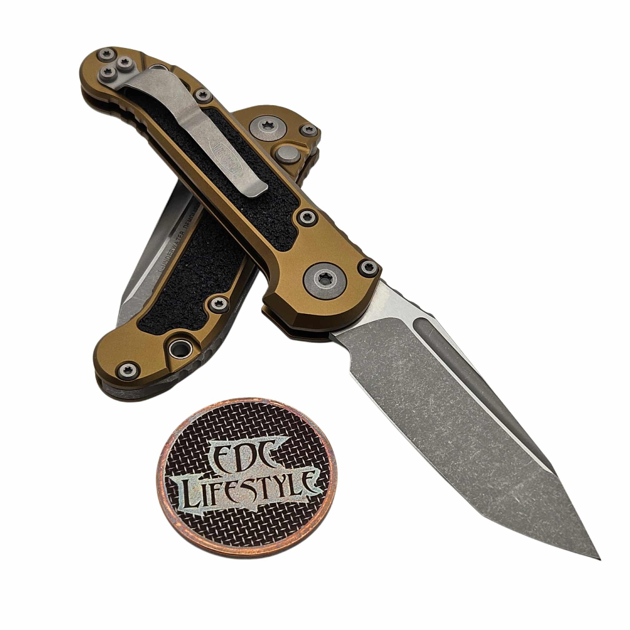 Microtech LUDT T/E Gen III 1136-10APTA Tan Apocalyptic Standard