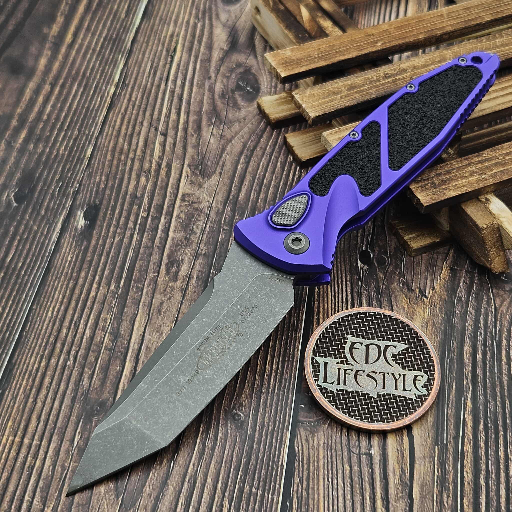 Microtech Socom Elite Auto Purple 4