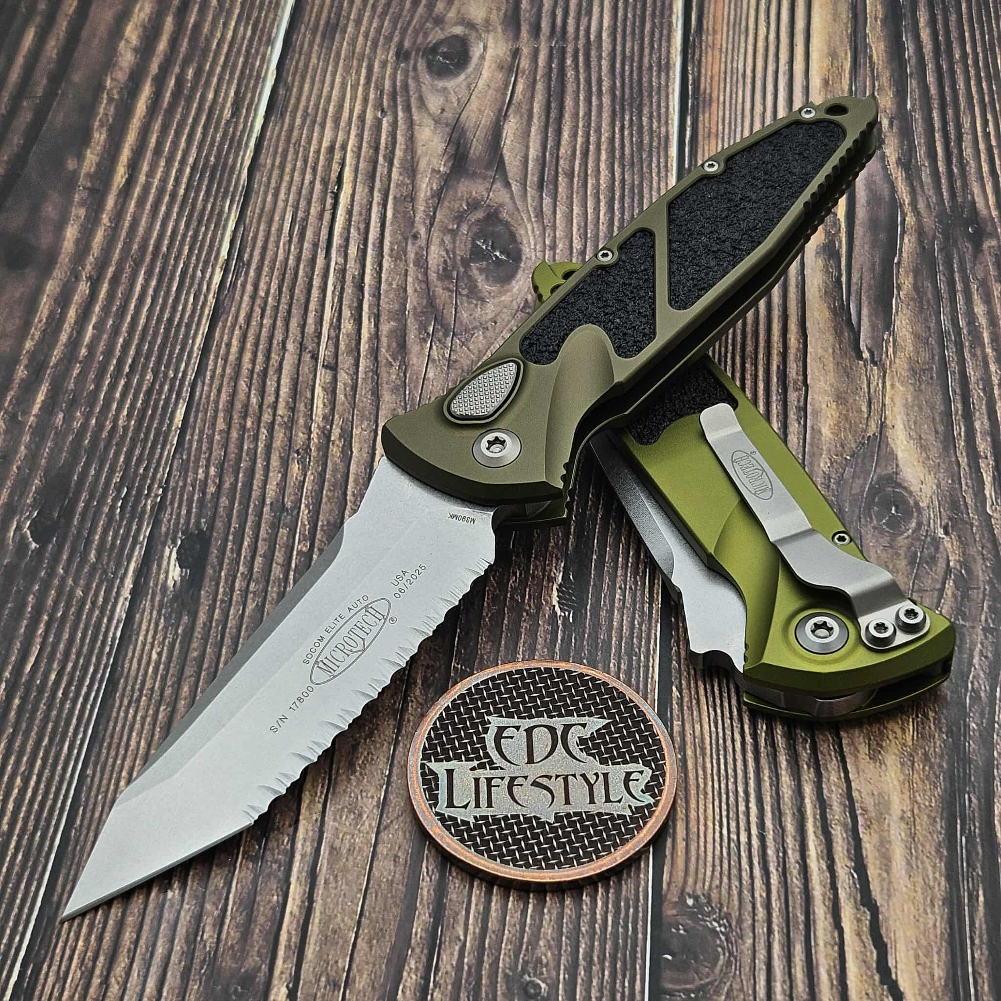 Microtech Socom Elite Auto OD Green 4