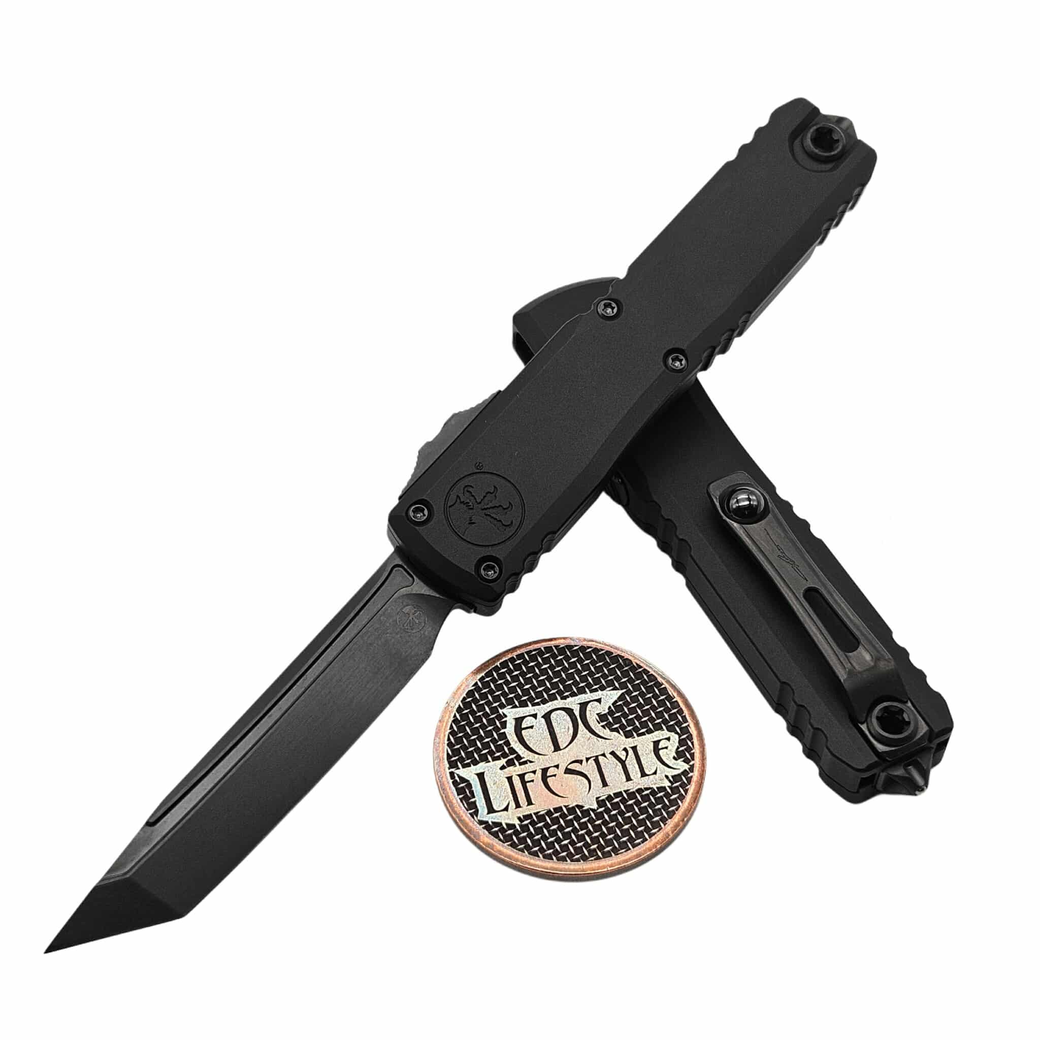 DD143MICROACE【♯013】 Microtech Ultratech Gen III ZBP Shadow DLC T/E 3.5