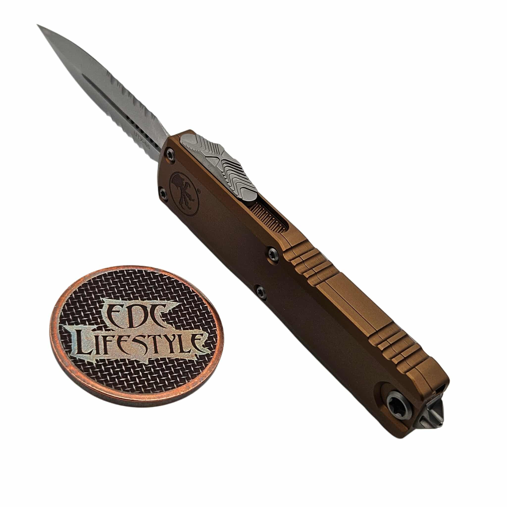 【miya①/3】 Microtech UTX-85 Gen III 1232-11TA Tan 3.06