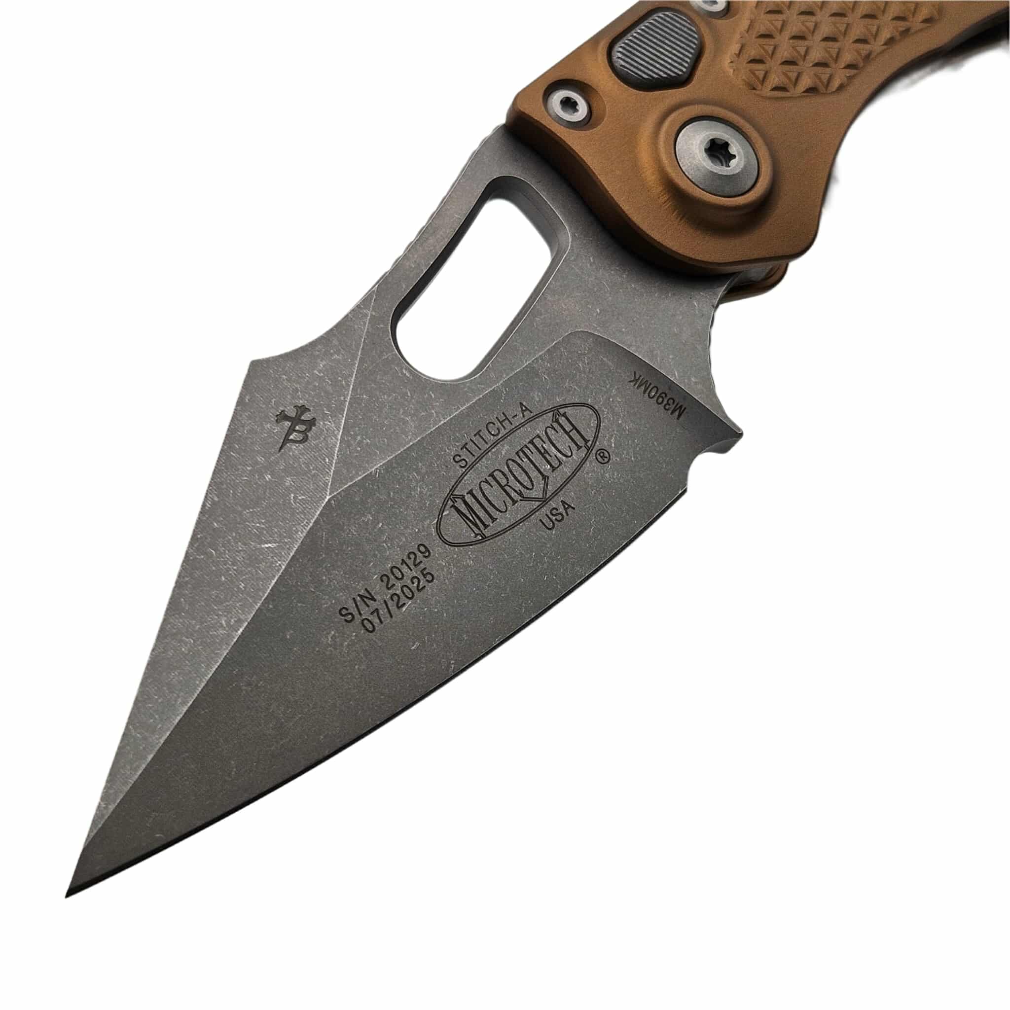 Microtech Borka Auto Stitch 169-10APTA Tan Green S/E Apocalyptic