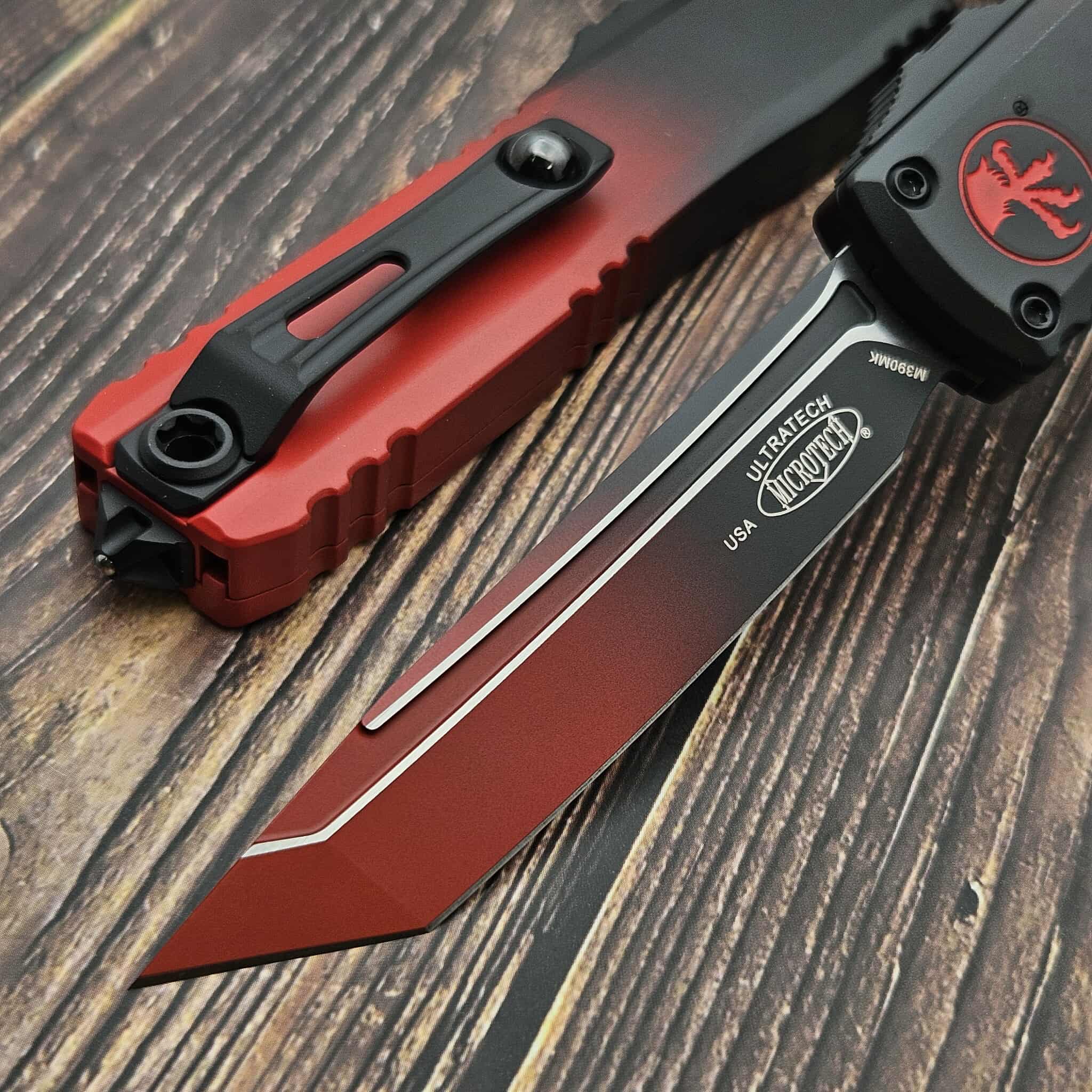 ●TK● Microtech Ultratech ZBP 1123-1FBKRD Tanto Edge 3.5