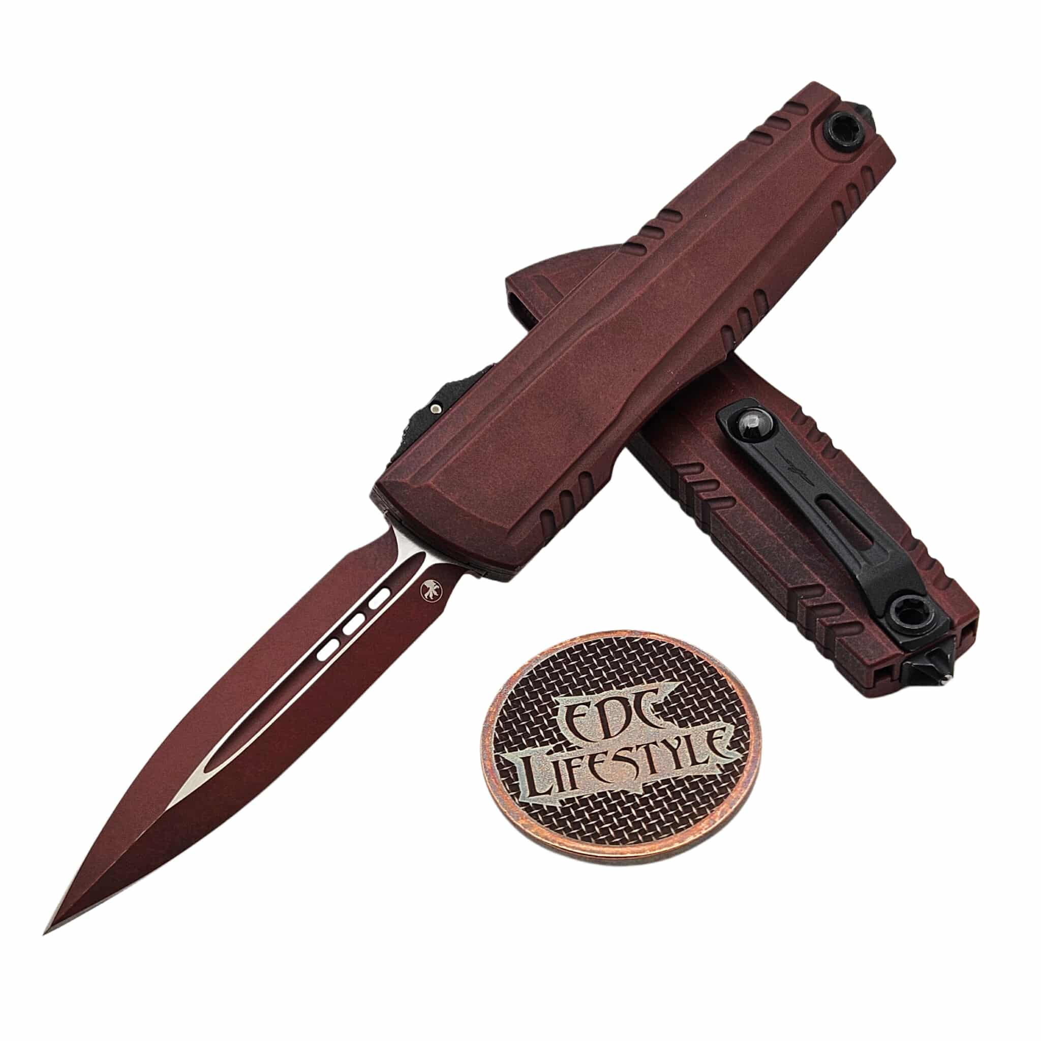 Microtech Knives Surefire Luminary D/E ZBP 1270-1WCMS Weathered