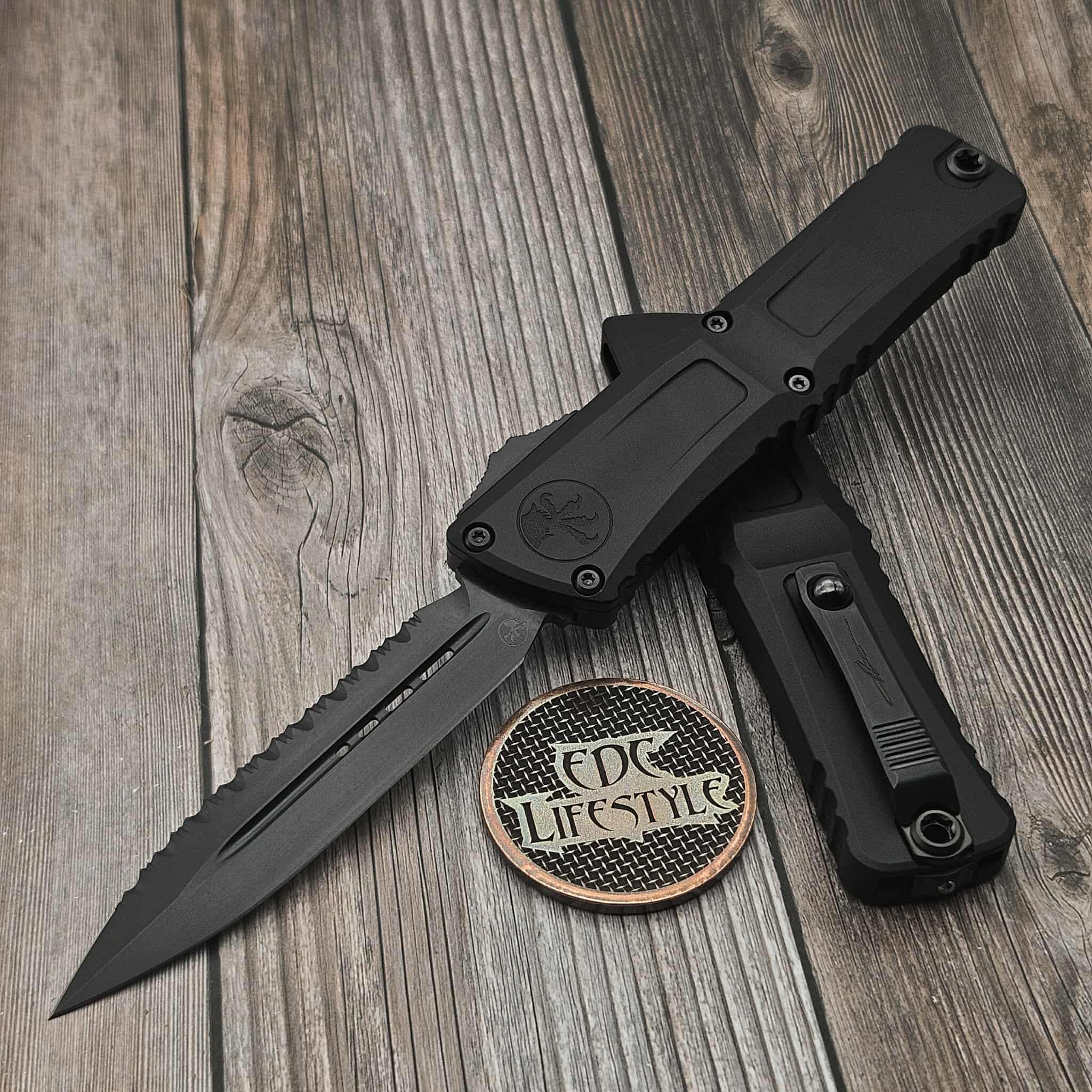 Microtech Combat Troodon Generation III 1142-3DLCTSH Shadow D/E