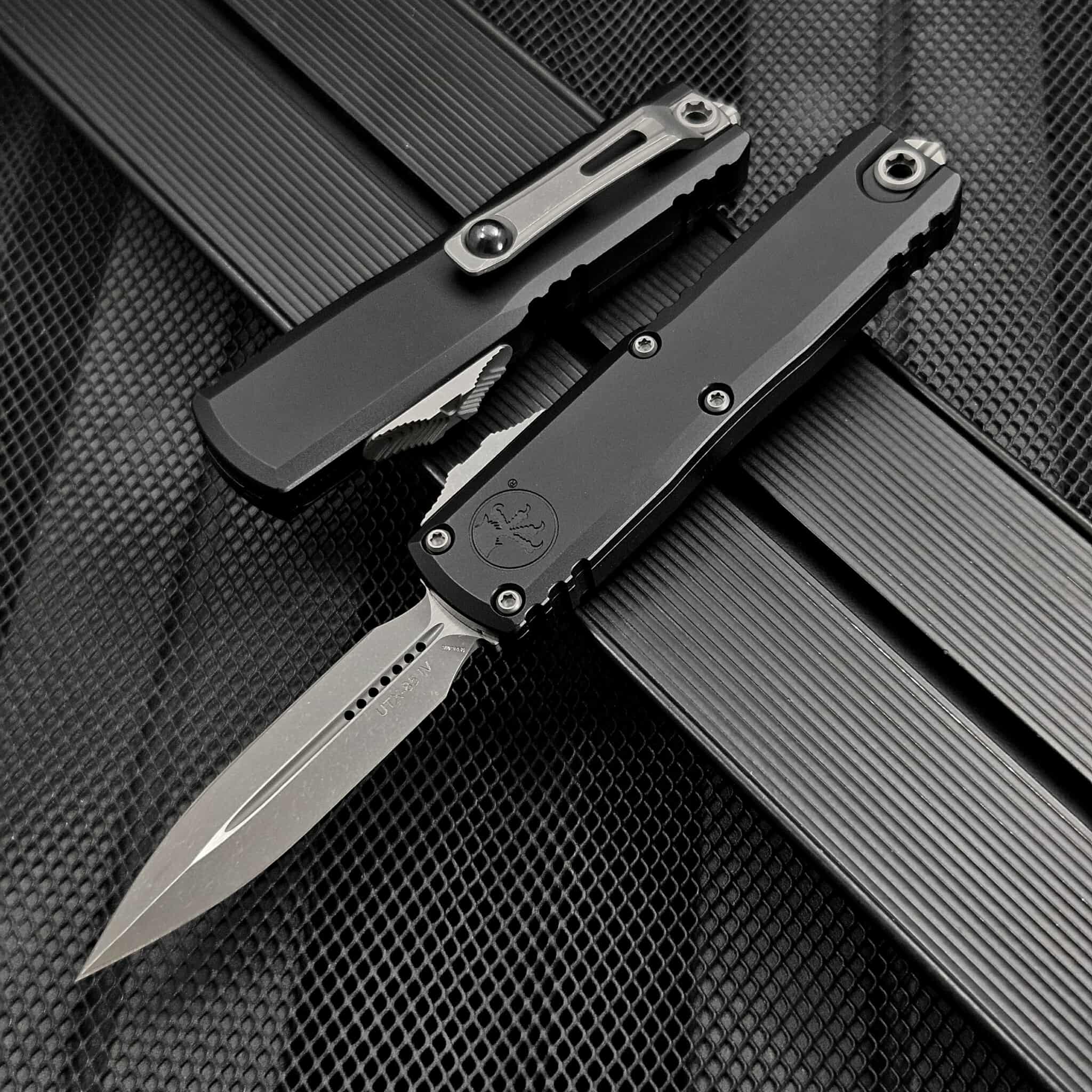 Microtech UTX-85 Gen IV Black D/E 3.10