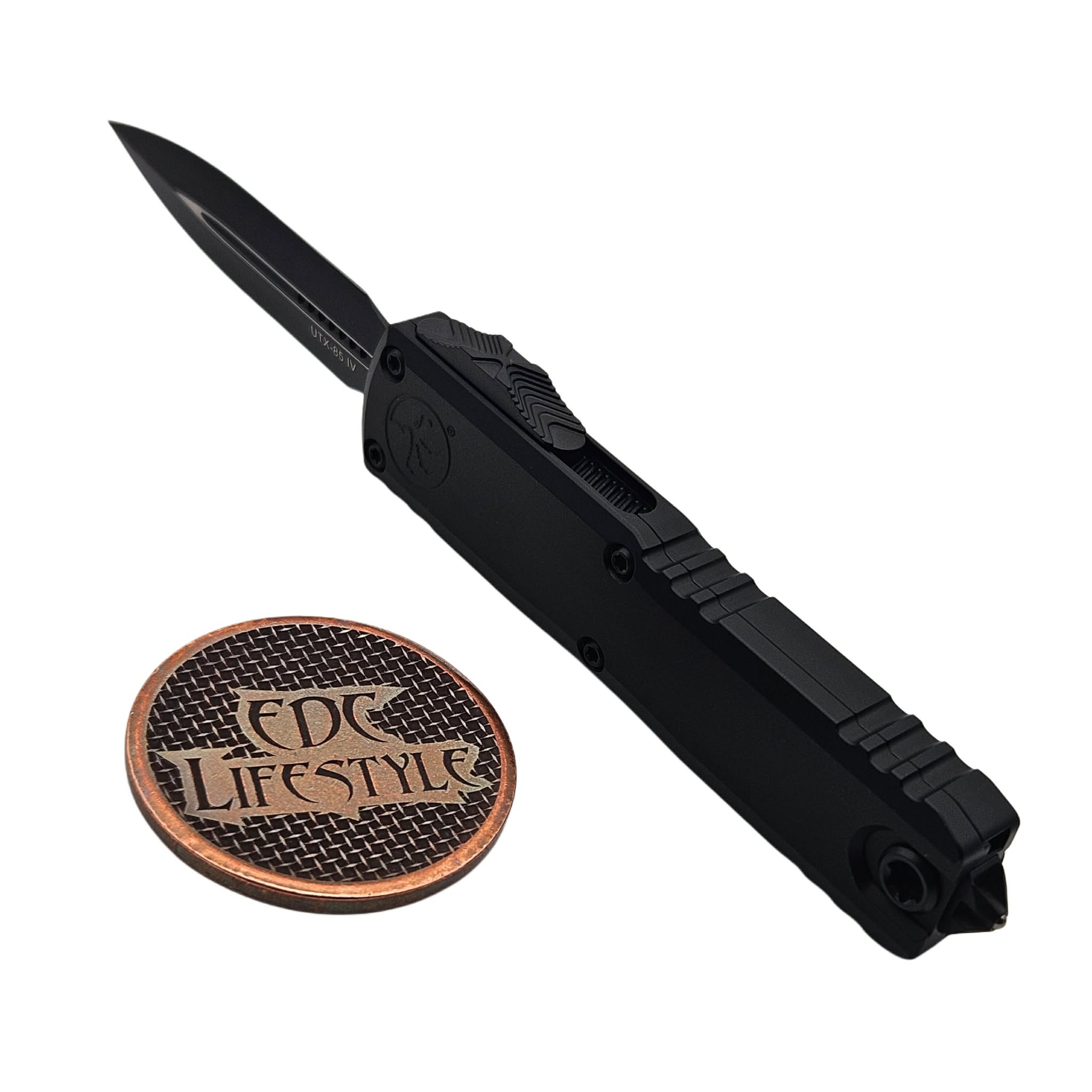 Microtech UTX-85 Gen IV Black Tactical D/E 3.10