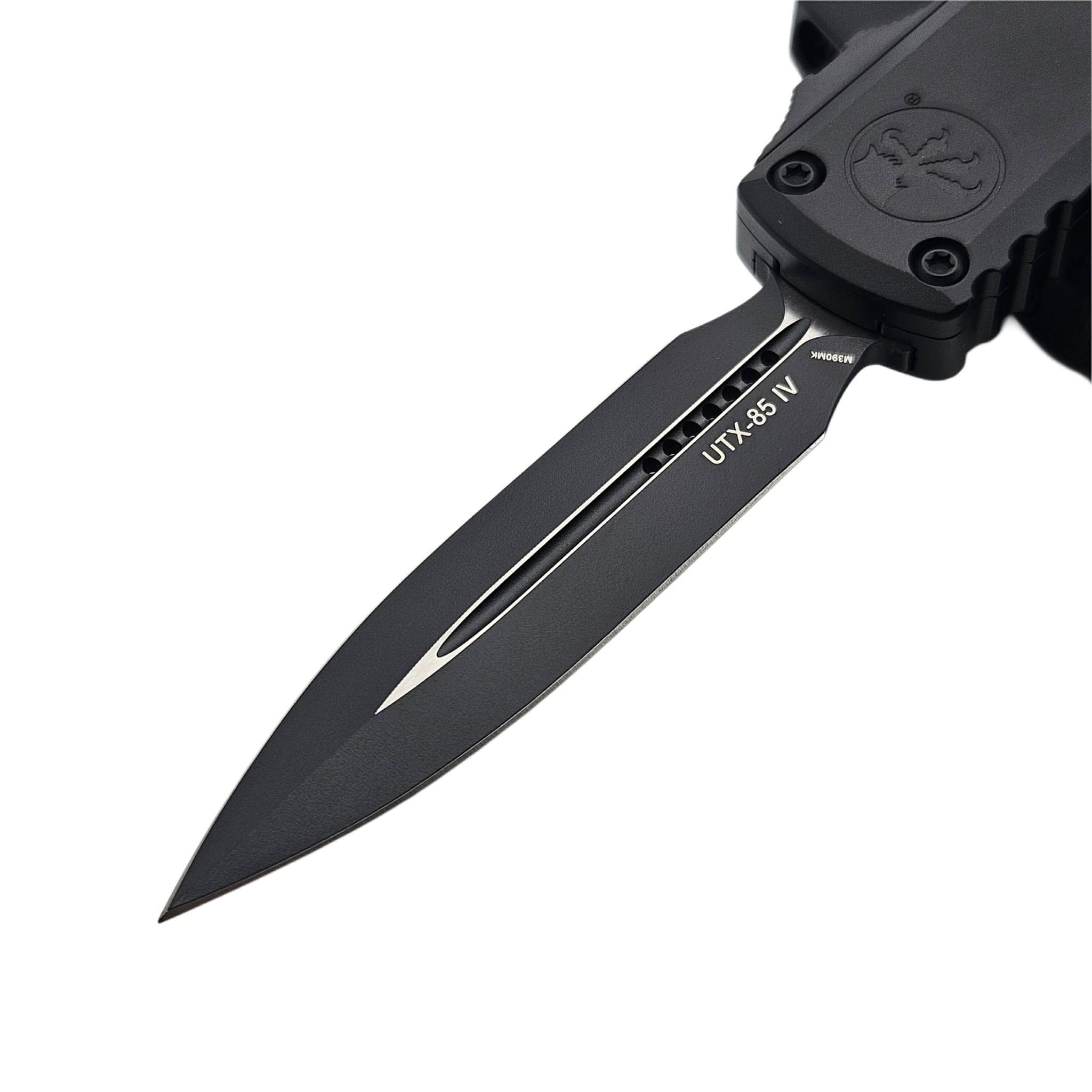 Microtech UTX-85 Gen IV Black Tactical D/E 3.10