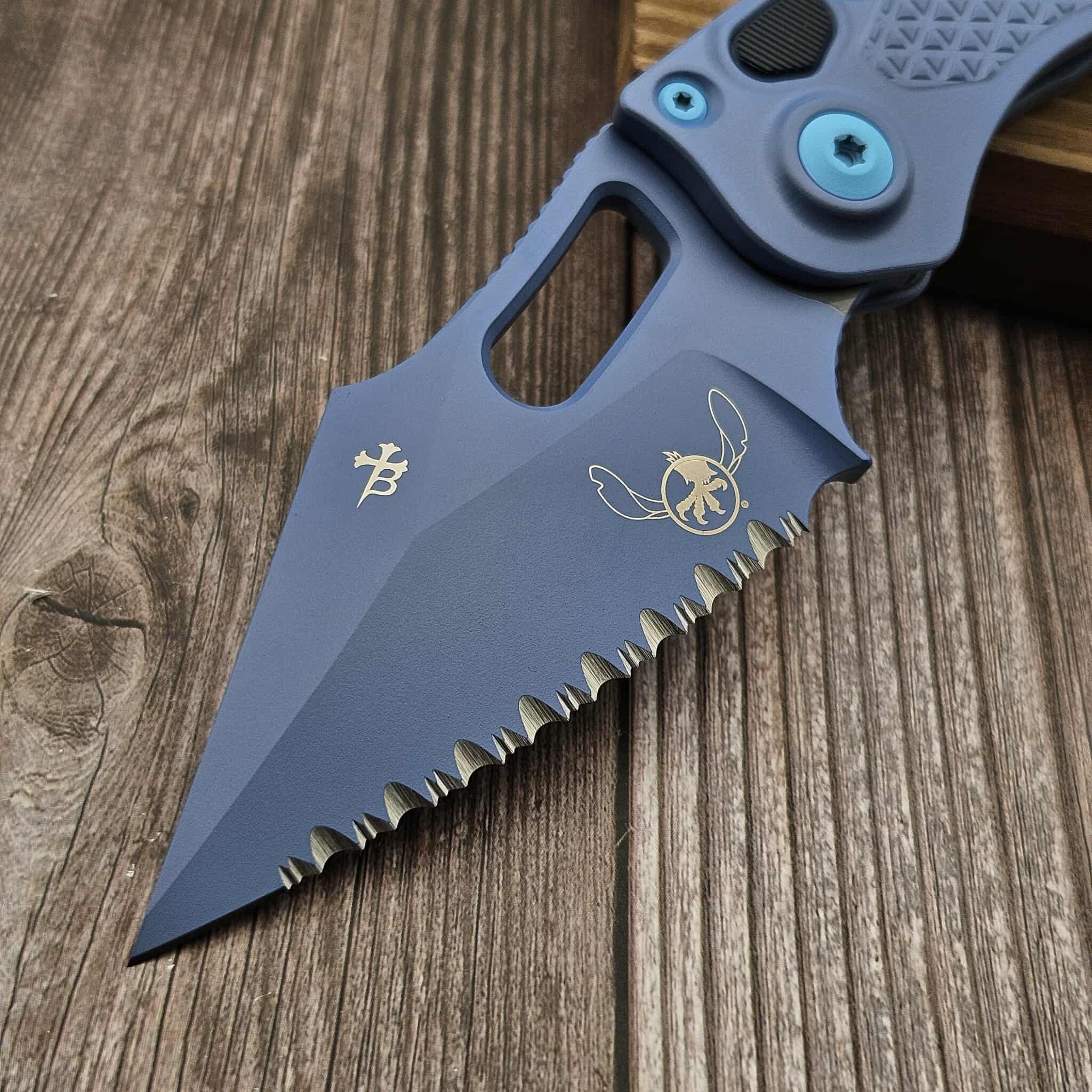 Microtech Stitch Auto S/E 169-3SIS Full Serrated 