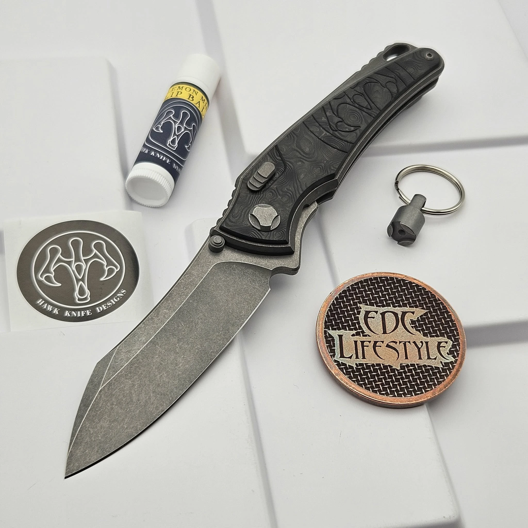 Black Hawk Talon ガスガン Hawk Knives Talon M390 - Titanium Handle