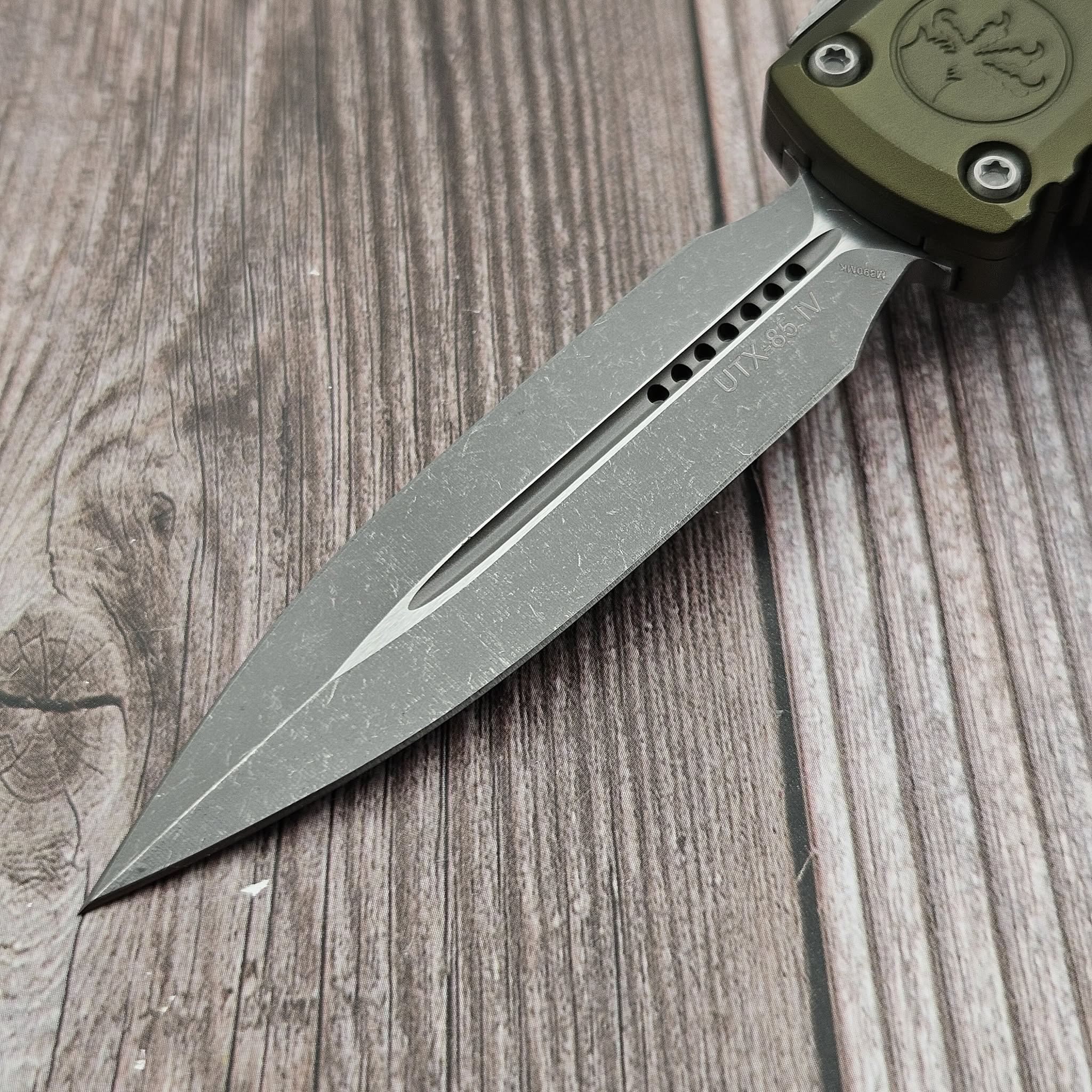 Microtech UTX-85 Gen IV OD Green D/E 3.10