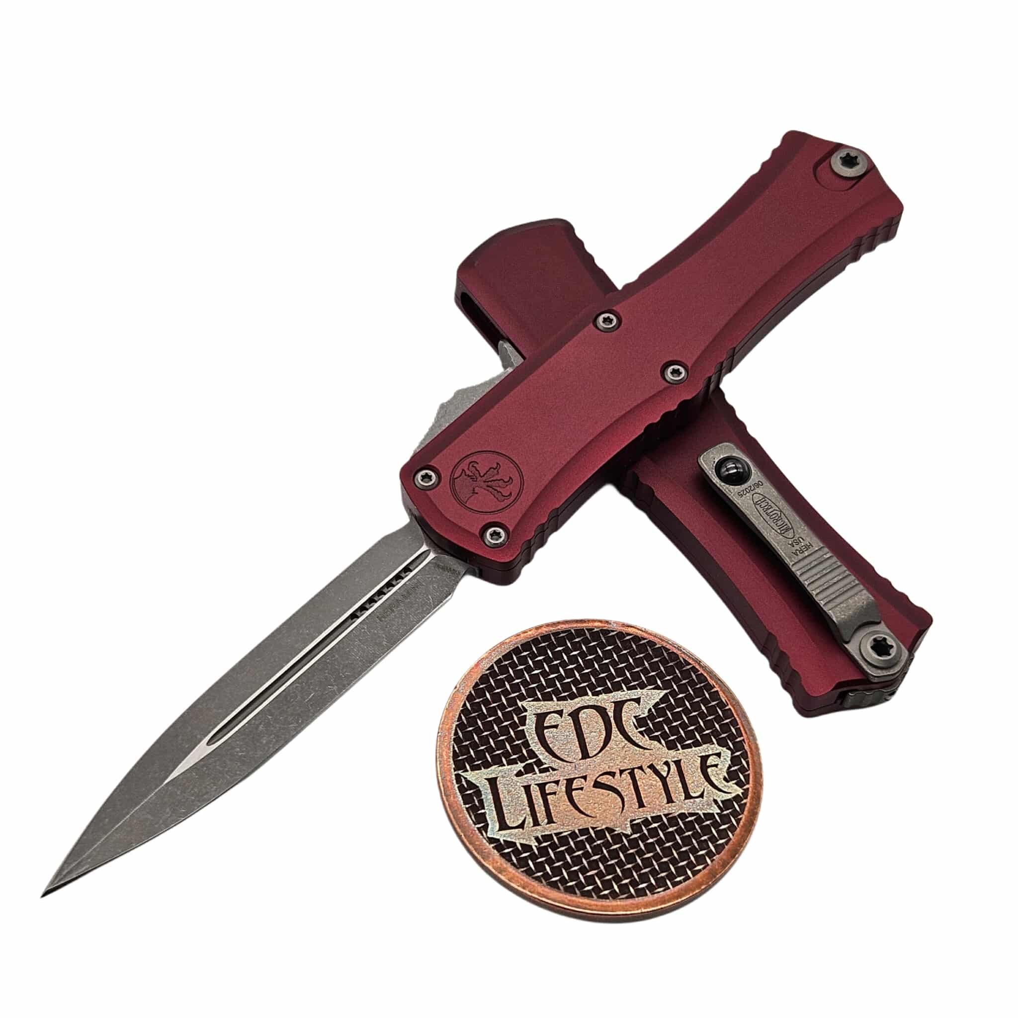 Microtech Hera II Mini D/E Merlot 2.95
