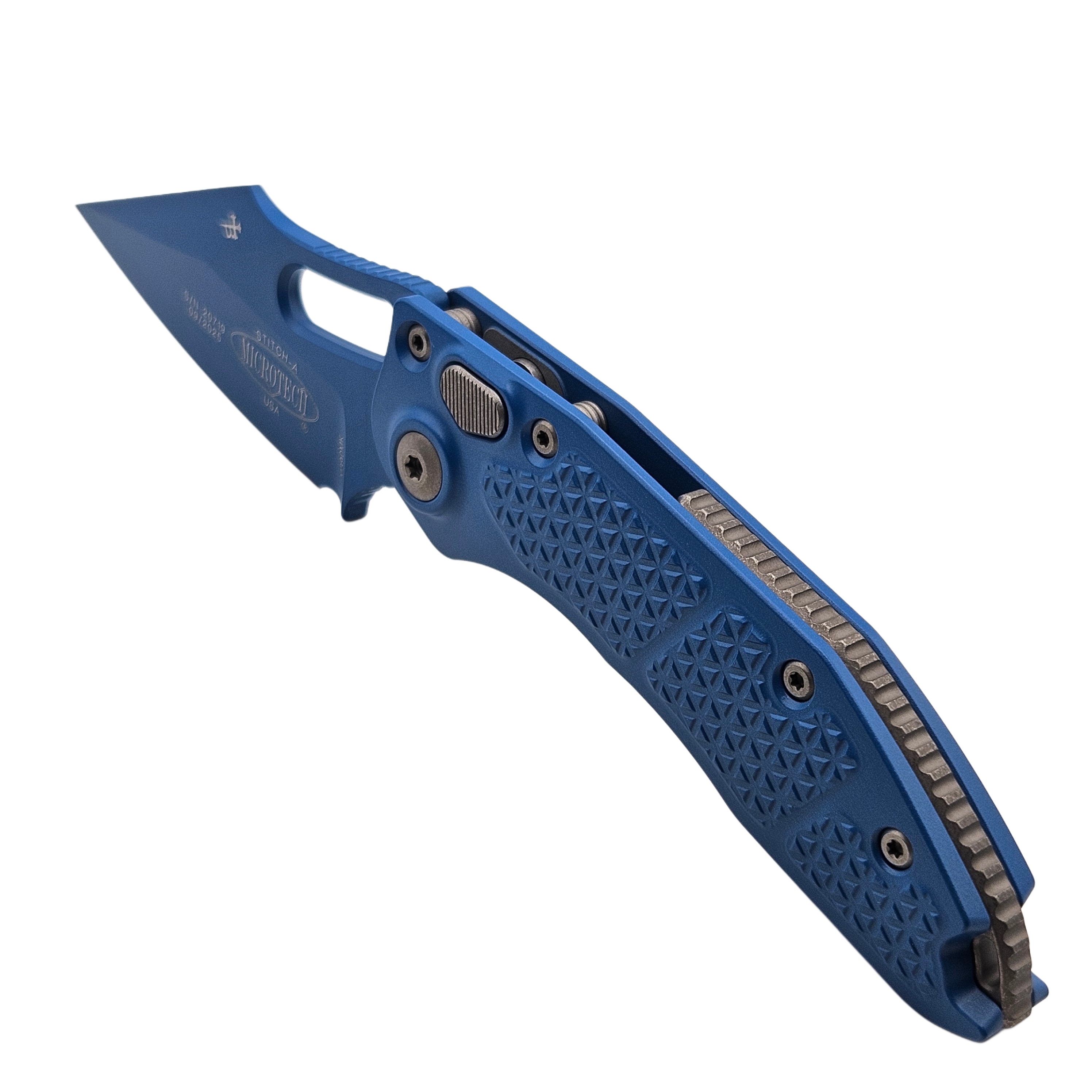 Microtech Borka Auto Stitch 169-1BL-X1Z13 S/E Cerakote Blue