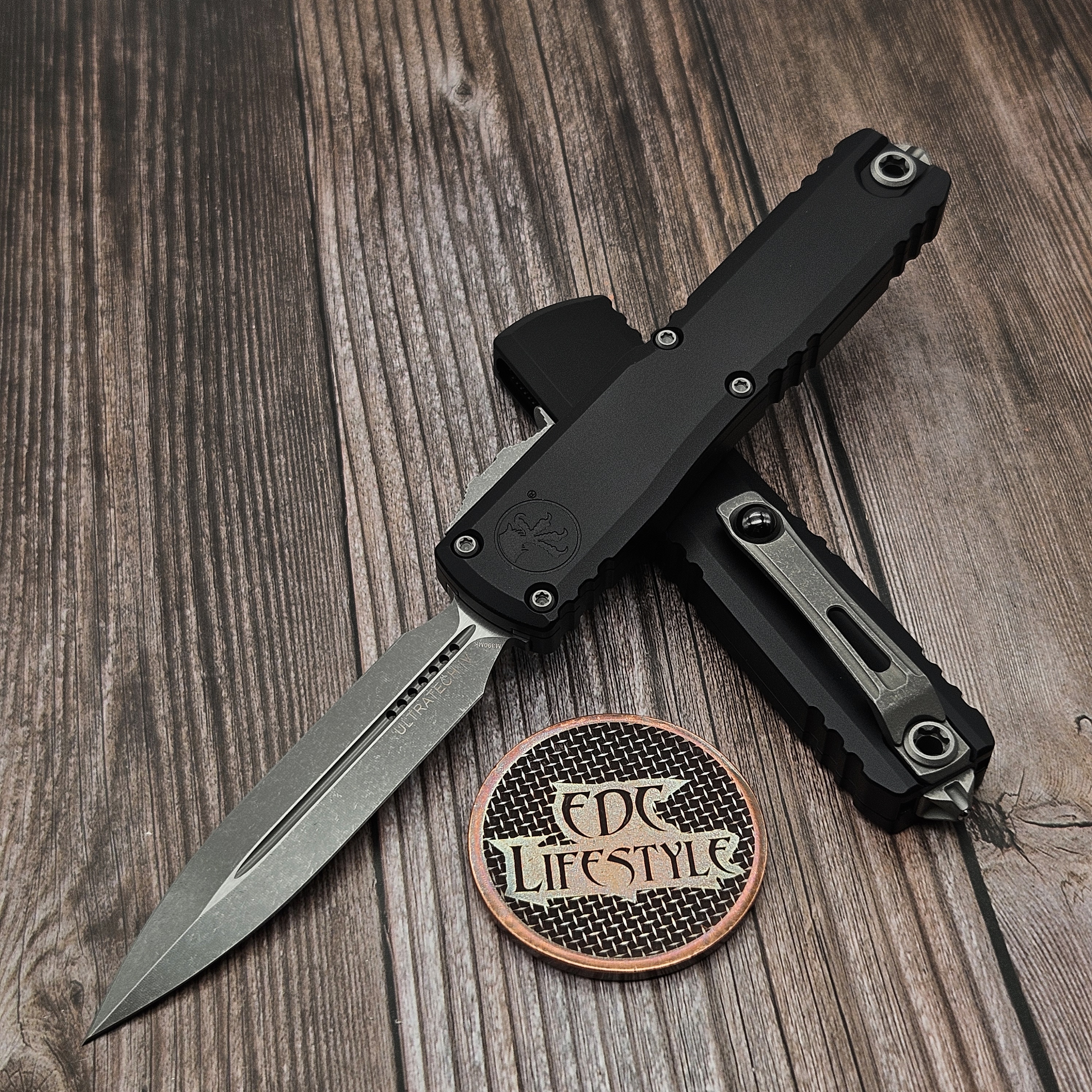 Microtech Ultratech Gen IV Black D/E 3.55