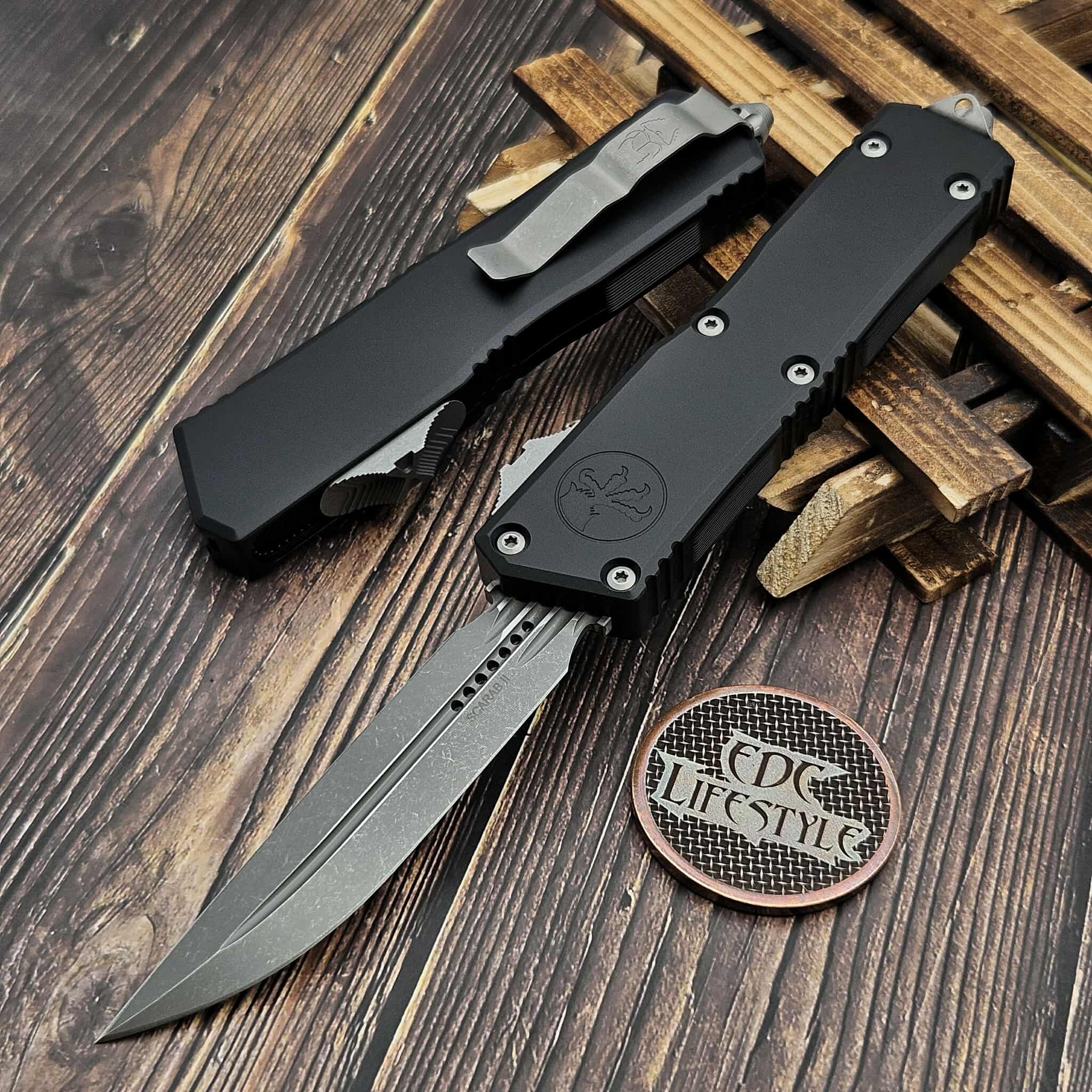 Microtech Executive Scarab II D/E-S Gen III Apocalyptic 1181-10AP