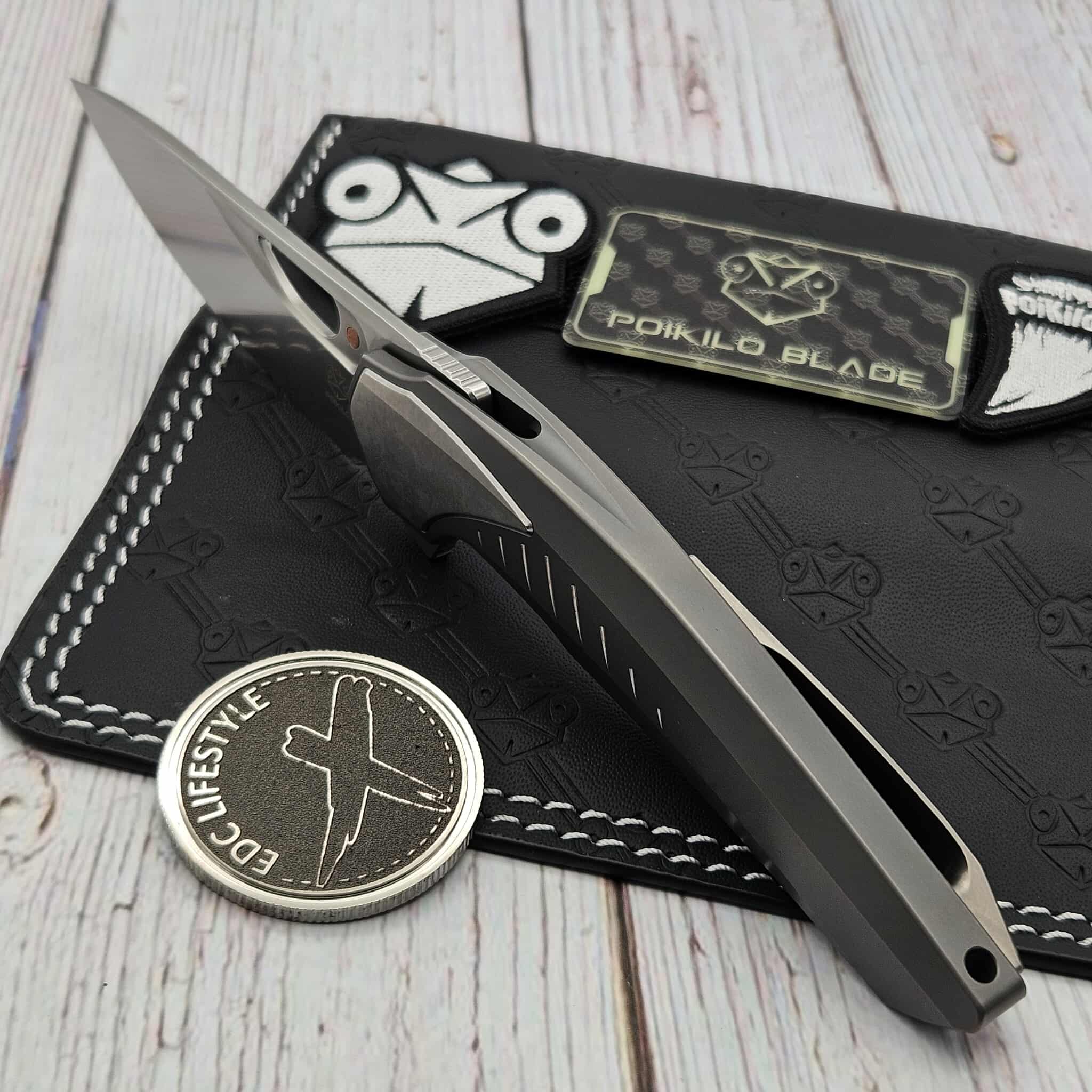 Poikilo Blade VK-Zame Shark S1 Titanium Folder M398 PSW