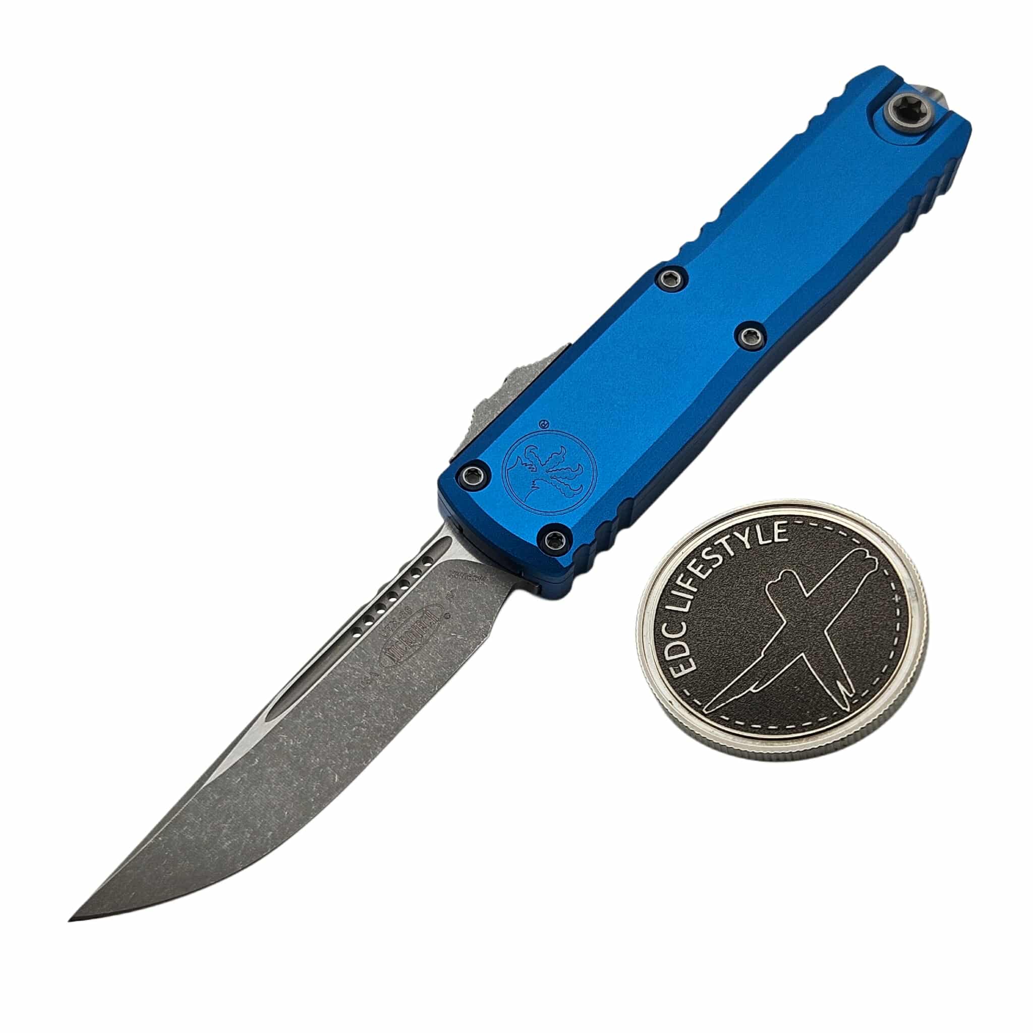 Microtech UTX-85 Gen IV Blue S/E 3.10