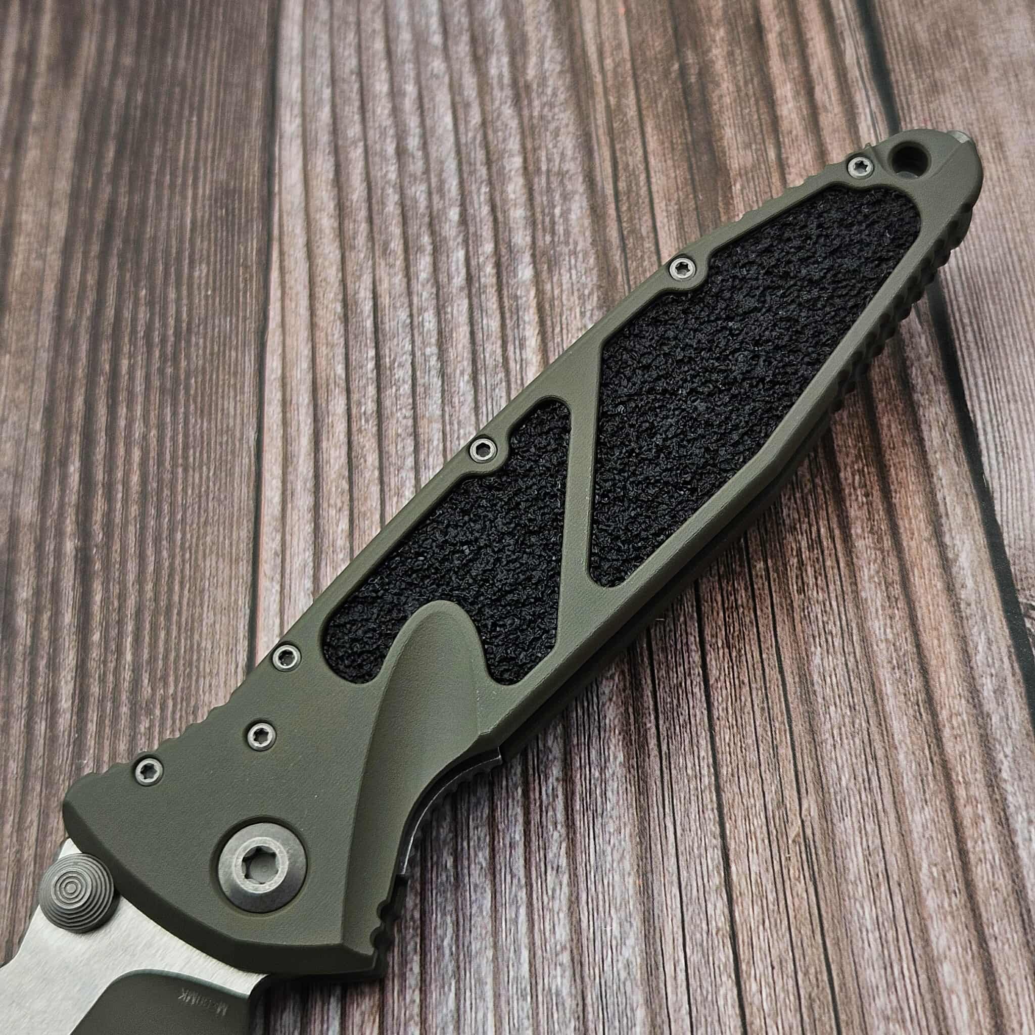 Microtech Socom Elite Manual 161-1MG-C21Z13 Moss Green Tanto Edge