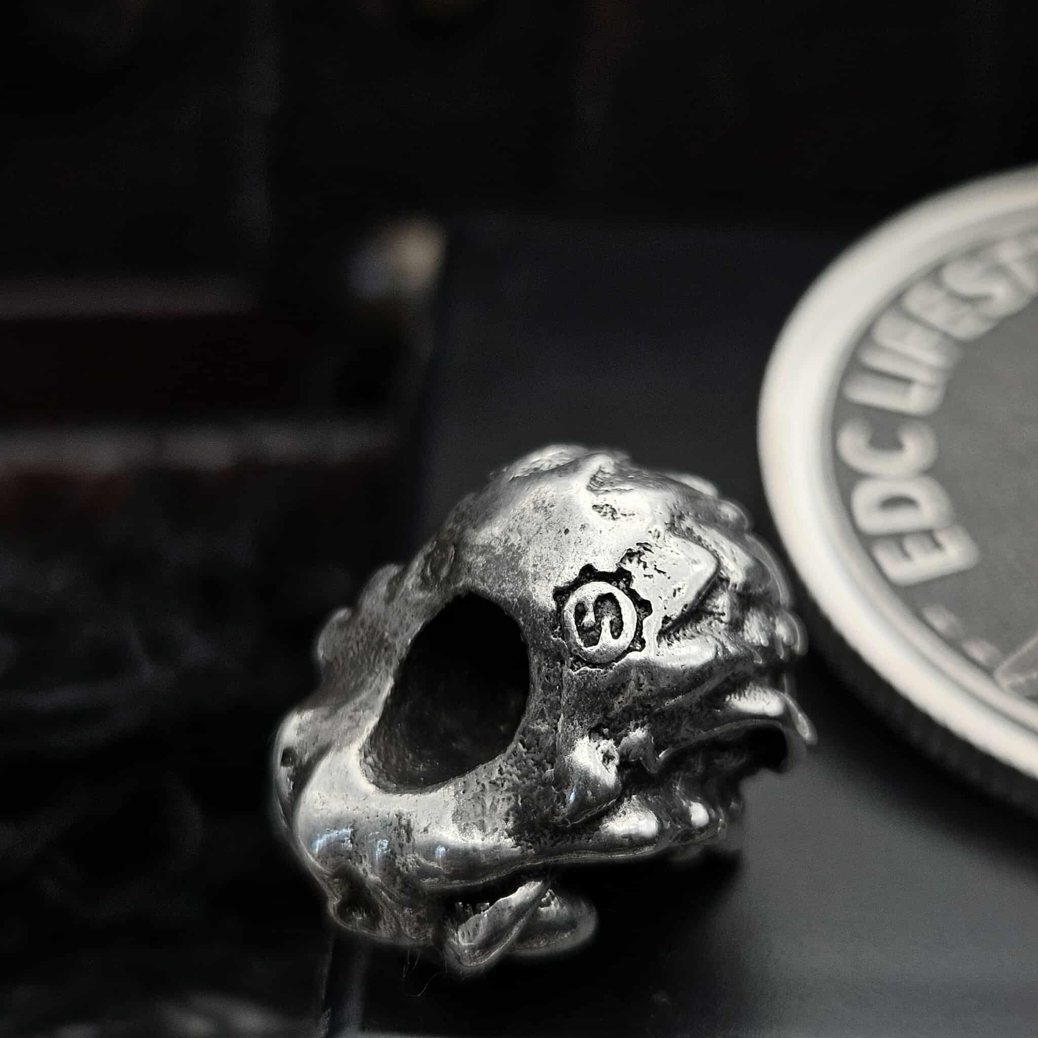 Starlingear .925 Silver Gargoyle Purple Eyes - Bead