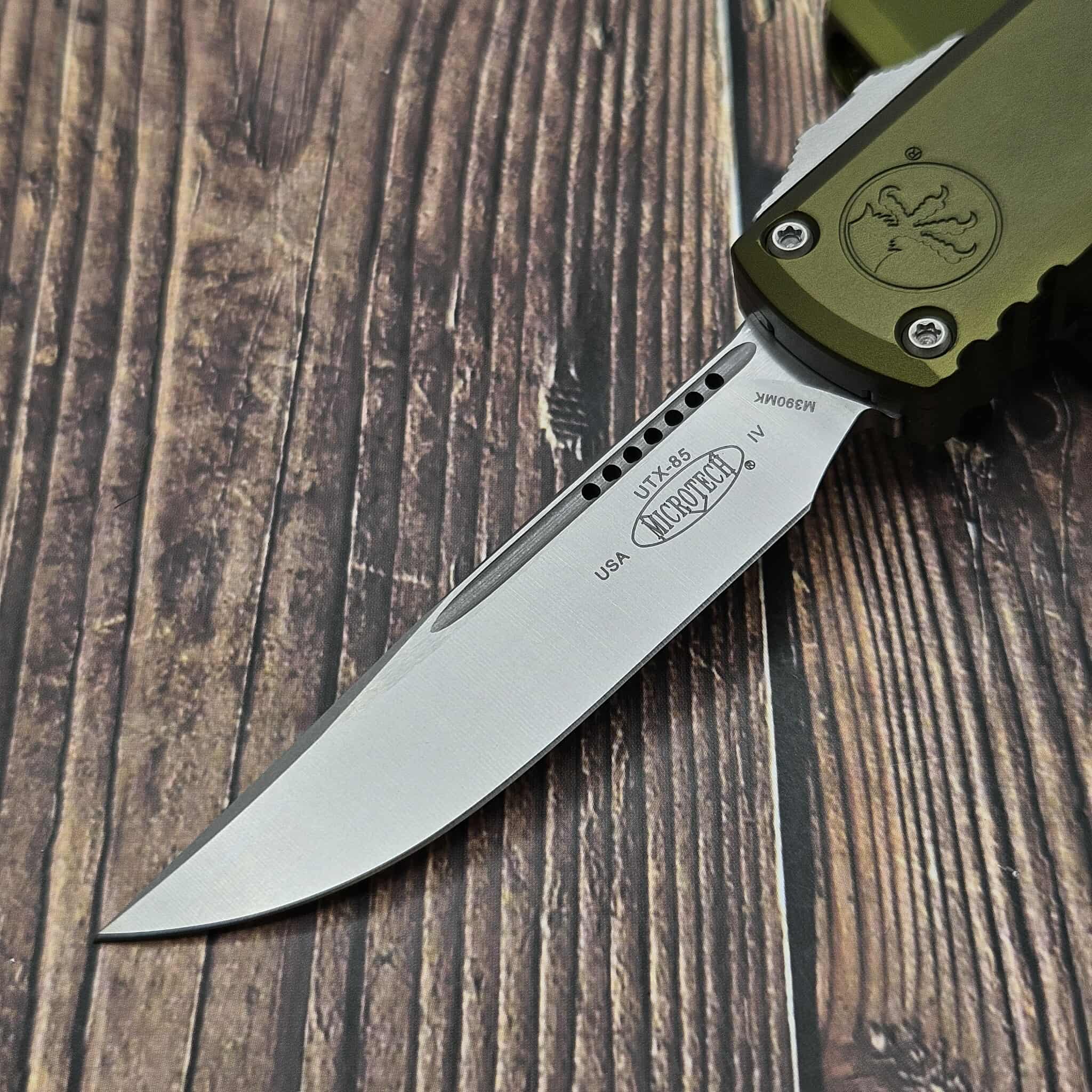 Microtech UTX-85 Gen IV OD Green S/E 3.10