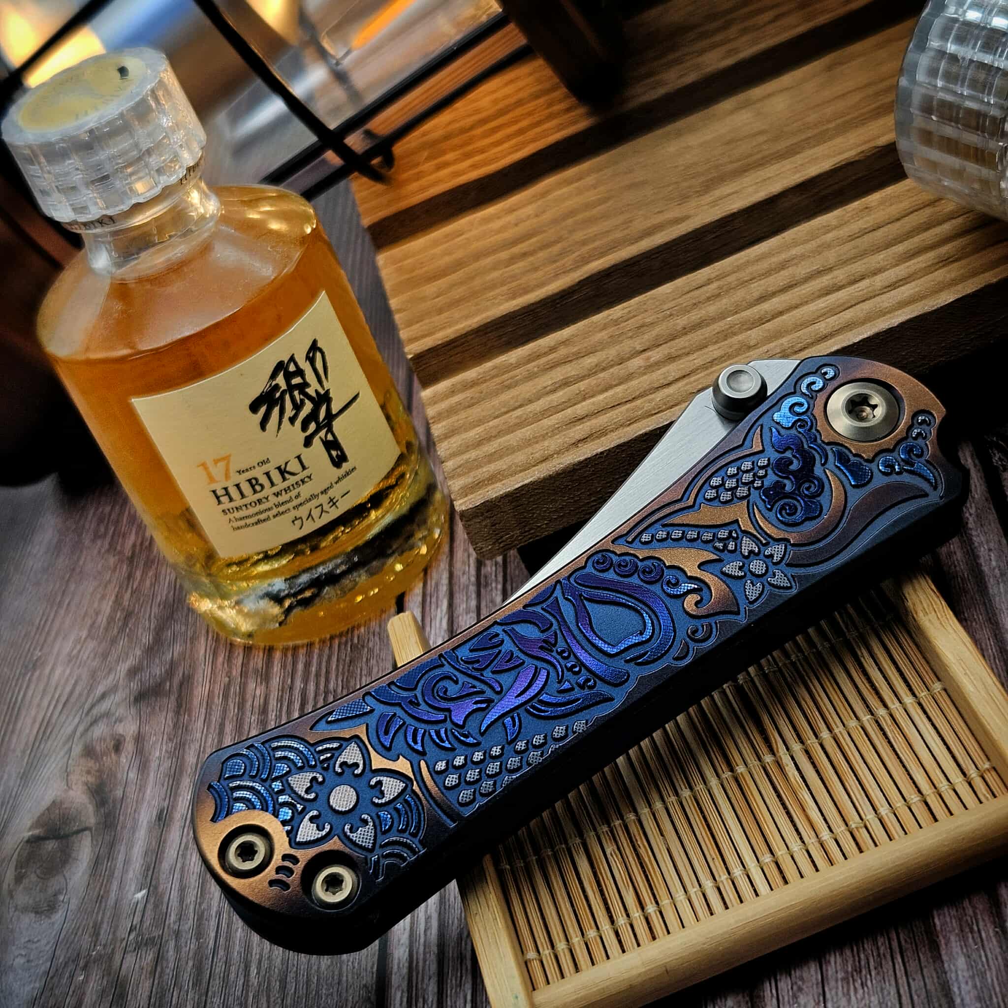 Borka Blades Ti2 Design Samurai Titanium Handle SBHF Tanto