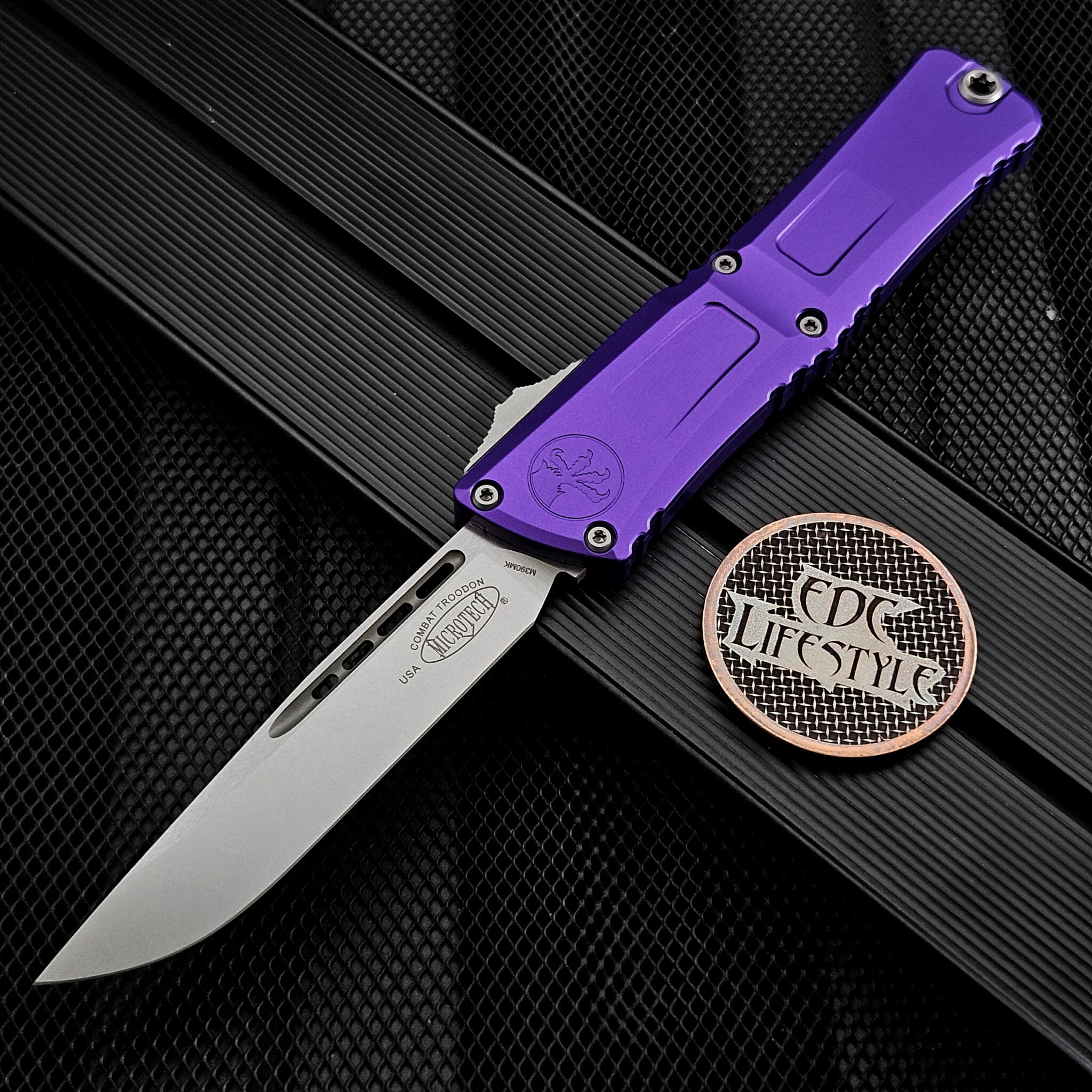 Microtech Combat Troodon Gen III Purple 4