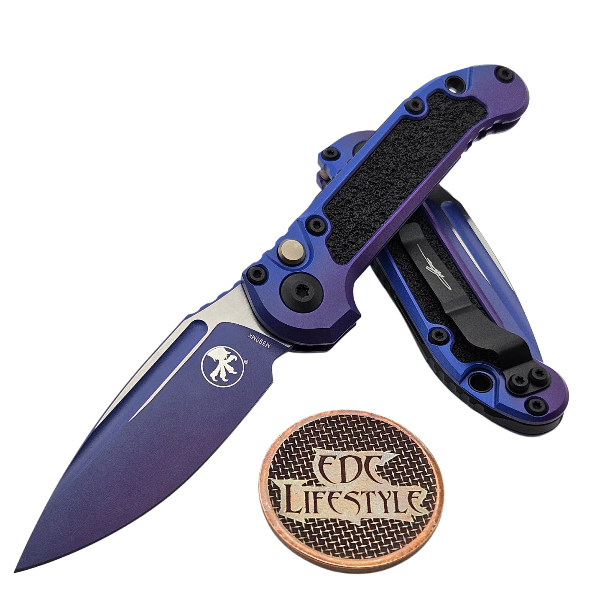 Microtech LUDT S/E Gen III 1135-1PUAUS-Z4 Cerakote Purple Aurora